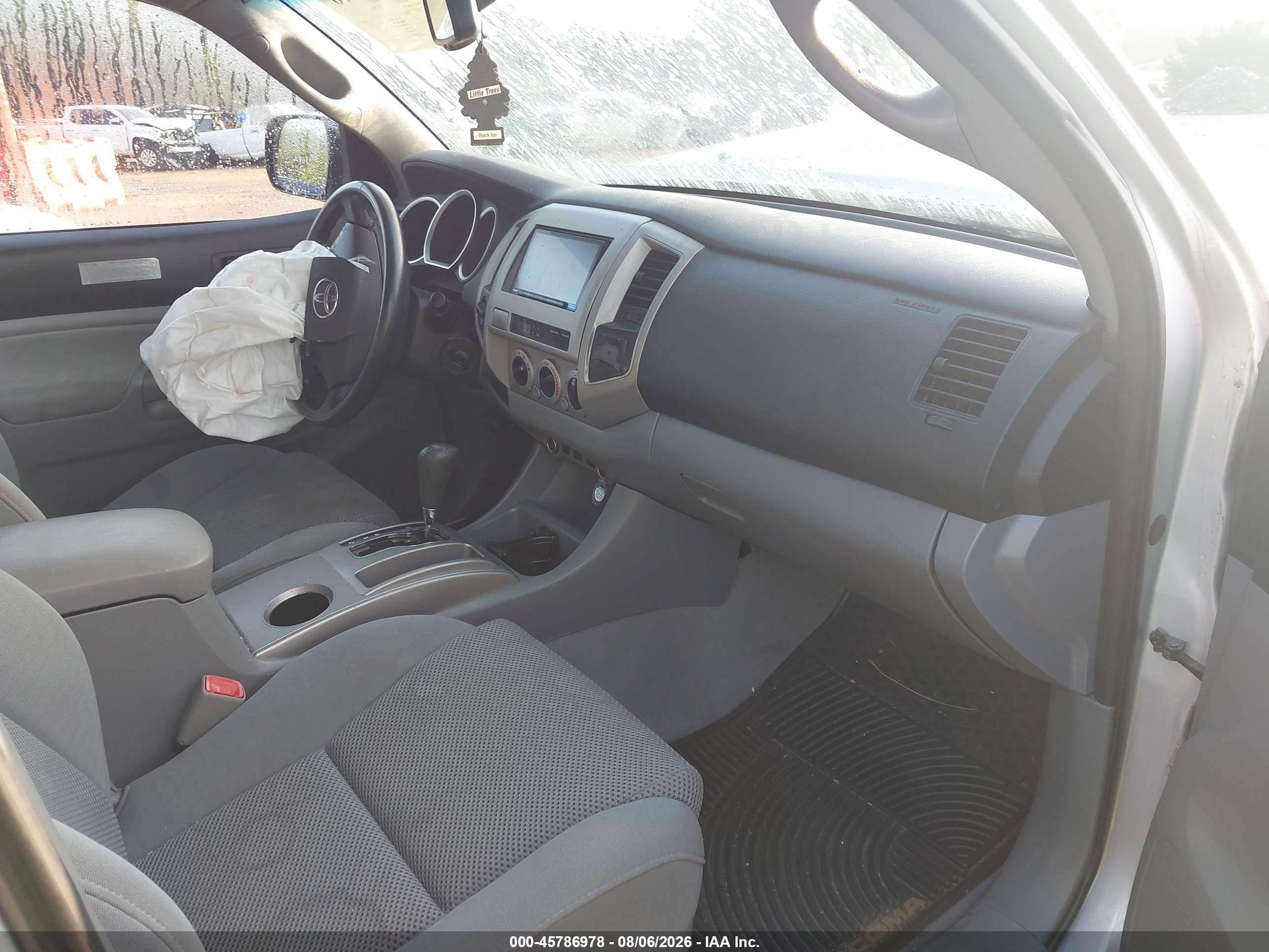 2009 Toyota Tacoma Base V6 Silver vin: 3TMLU42N89M029497