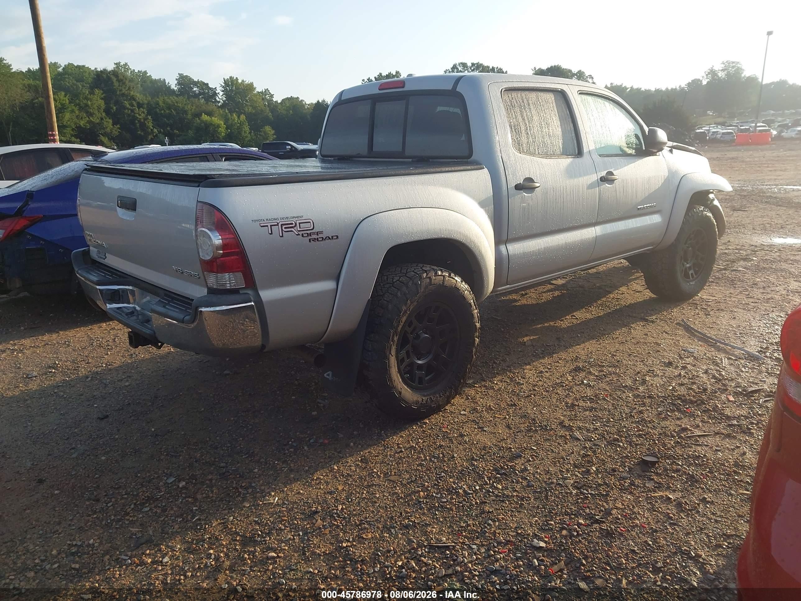 2009 Toyota Tacoma Base V6 Silver vin: 3TMLU42N89M029497