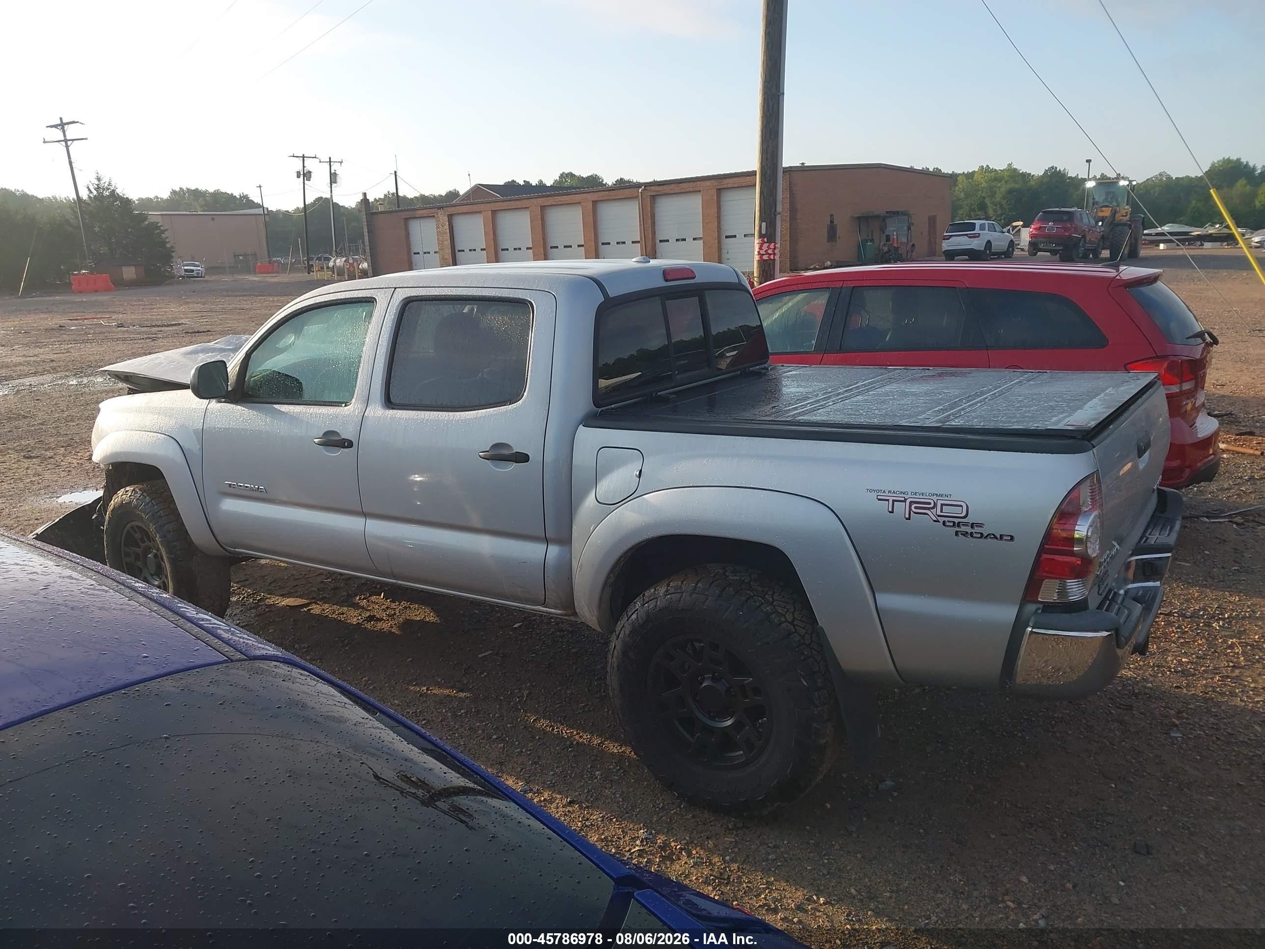 2009 Toyota Tacoma Base V6 Silver vin: 3TMLU42N89M029497
