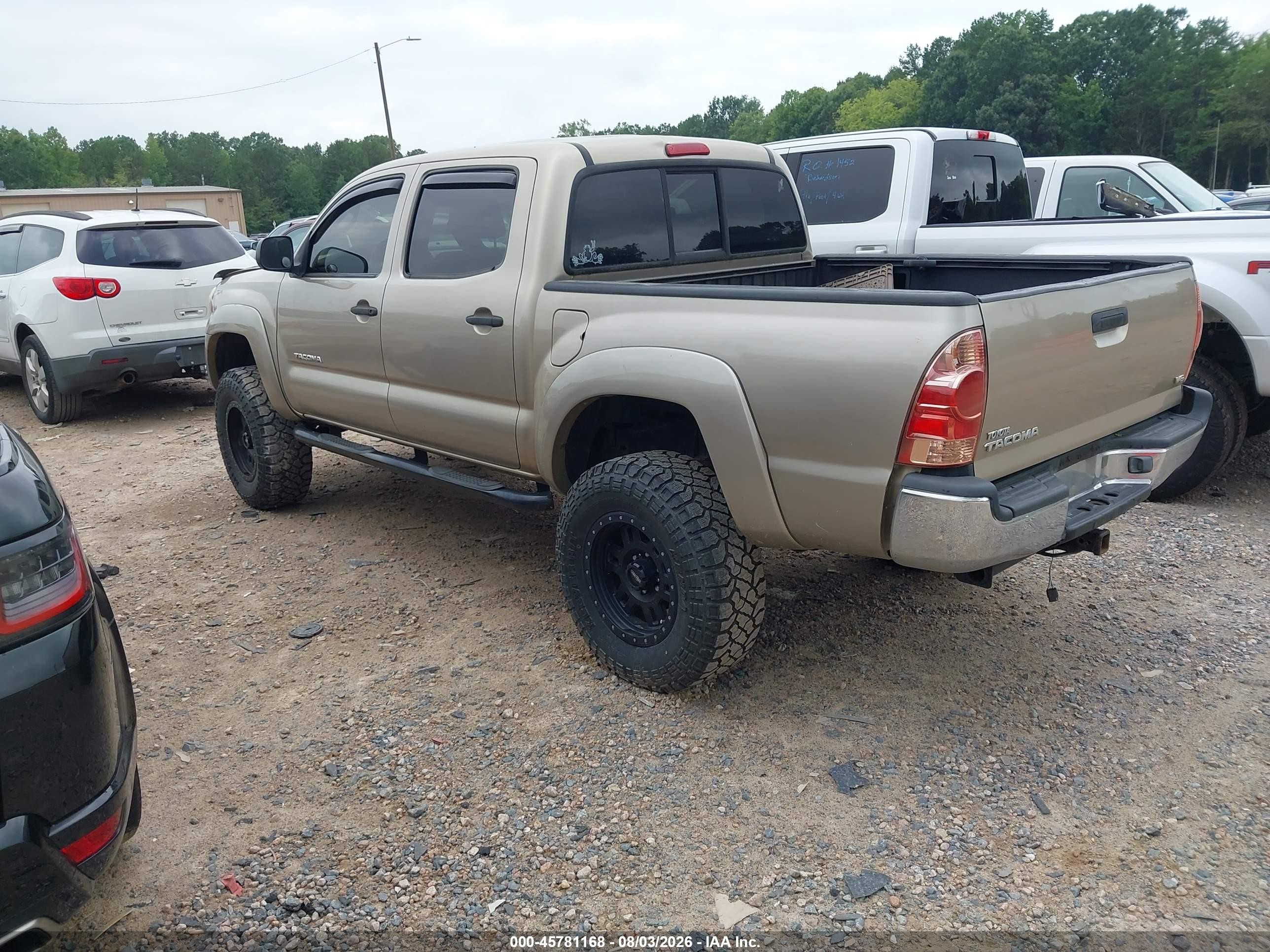 2005 Toyota Tacoma Base V6 Золотой vin: 3TMLU42N95M002786