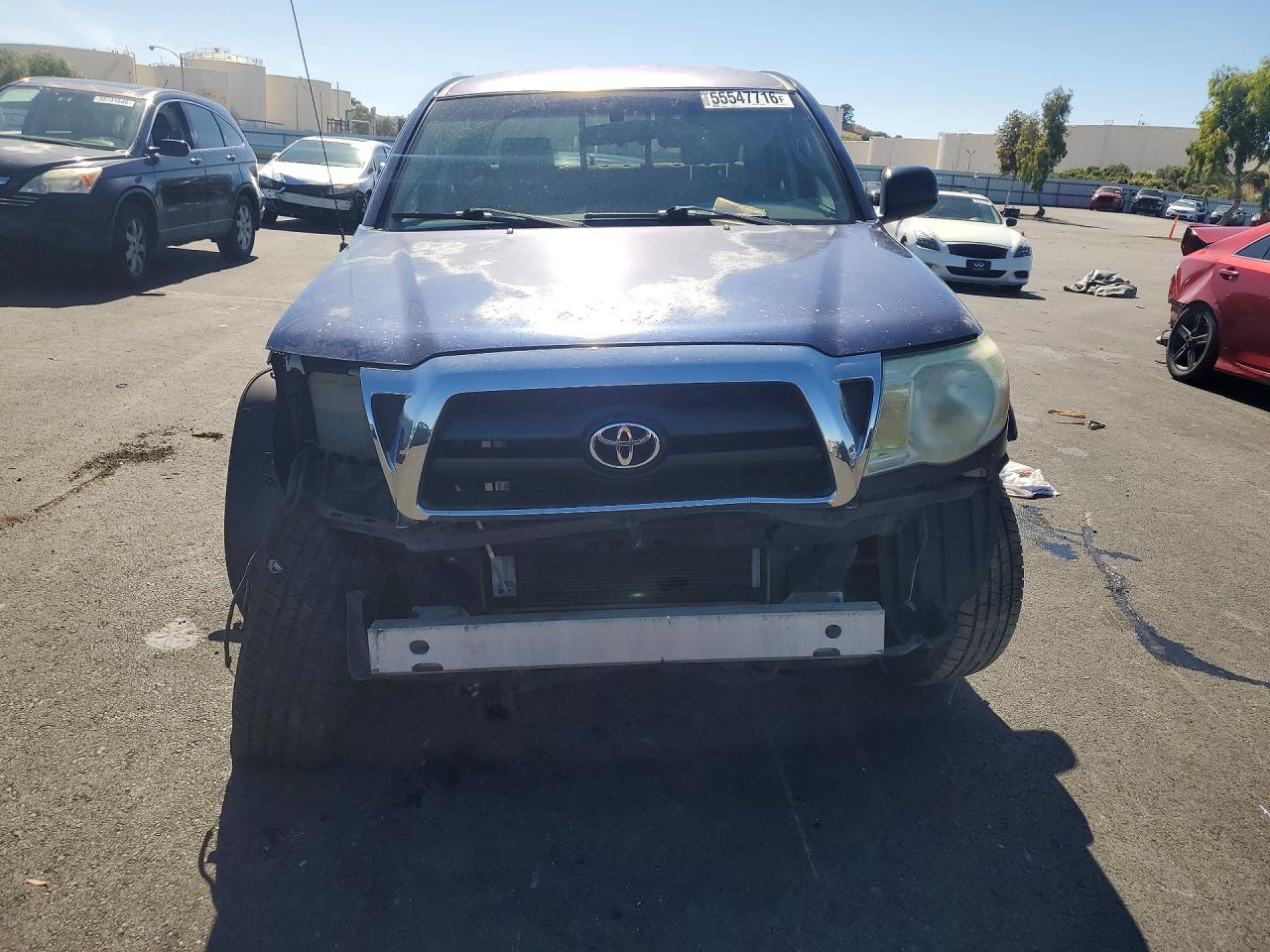 2008 Toyota Tacoma Double Cab Blue vin: 3TMLU42N98M017258