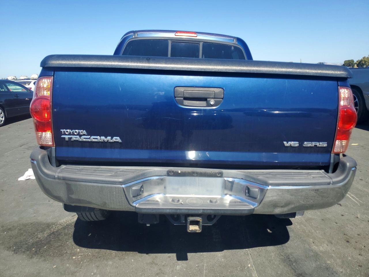 2008 Toyota Tacoma Double Cab Blue vin: 3TMLU42N98M017258