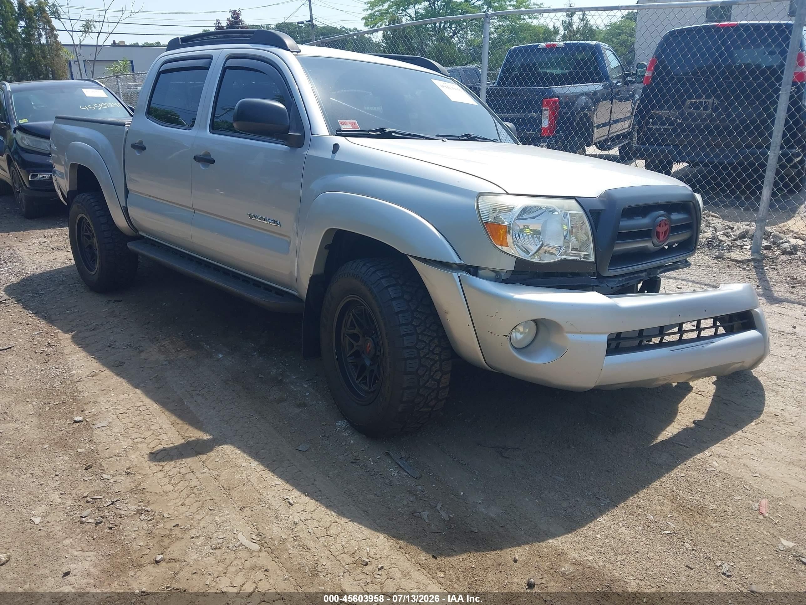 2009 Toyota Tacoma Base V6 Silver vin: 3TMLU42N99M020310