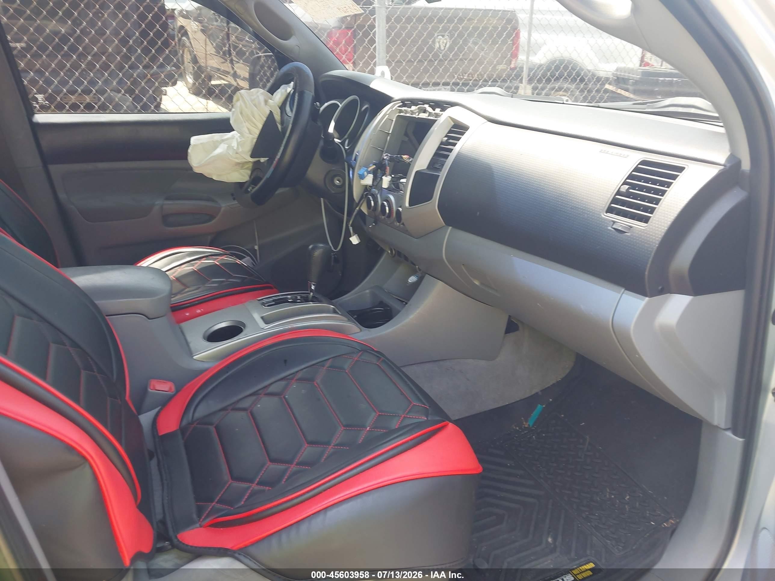 2009 Toyota Tacoma Base V6 Silver vin: 3TMLU42N99M020310
