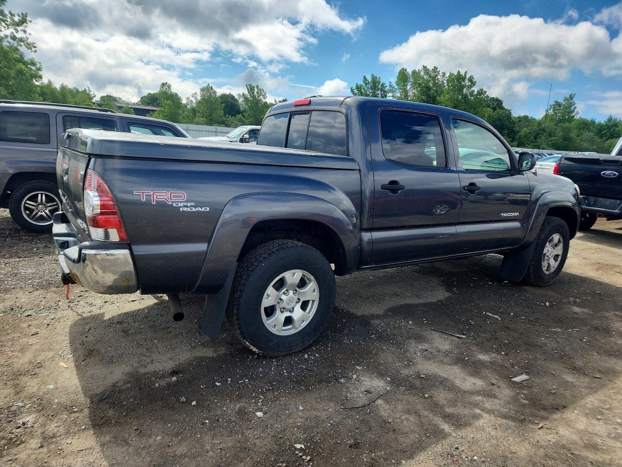 2009 Toyota Tacoma Double Cab Gray vin: 3TMLU42N99M021991