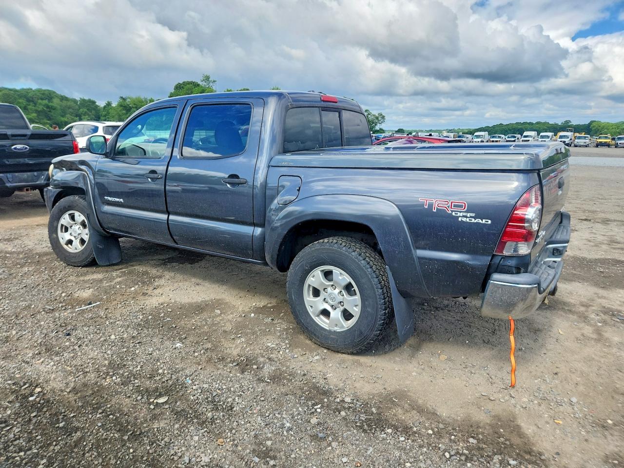 2009 Toyota Tacoma Double Cab Gray vin: 3TMLU42N99M021991