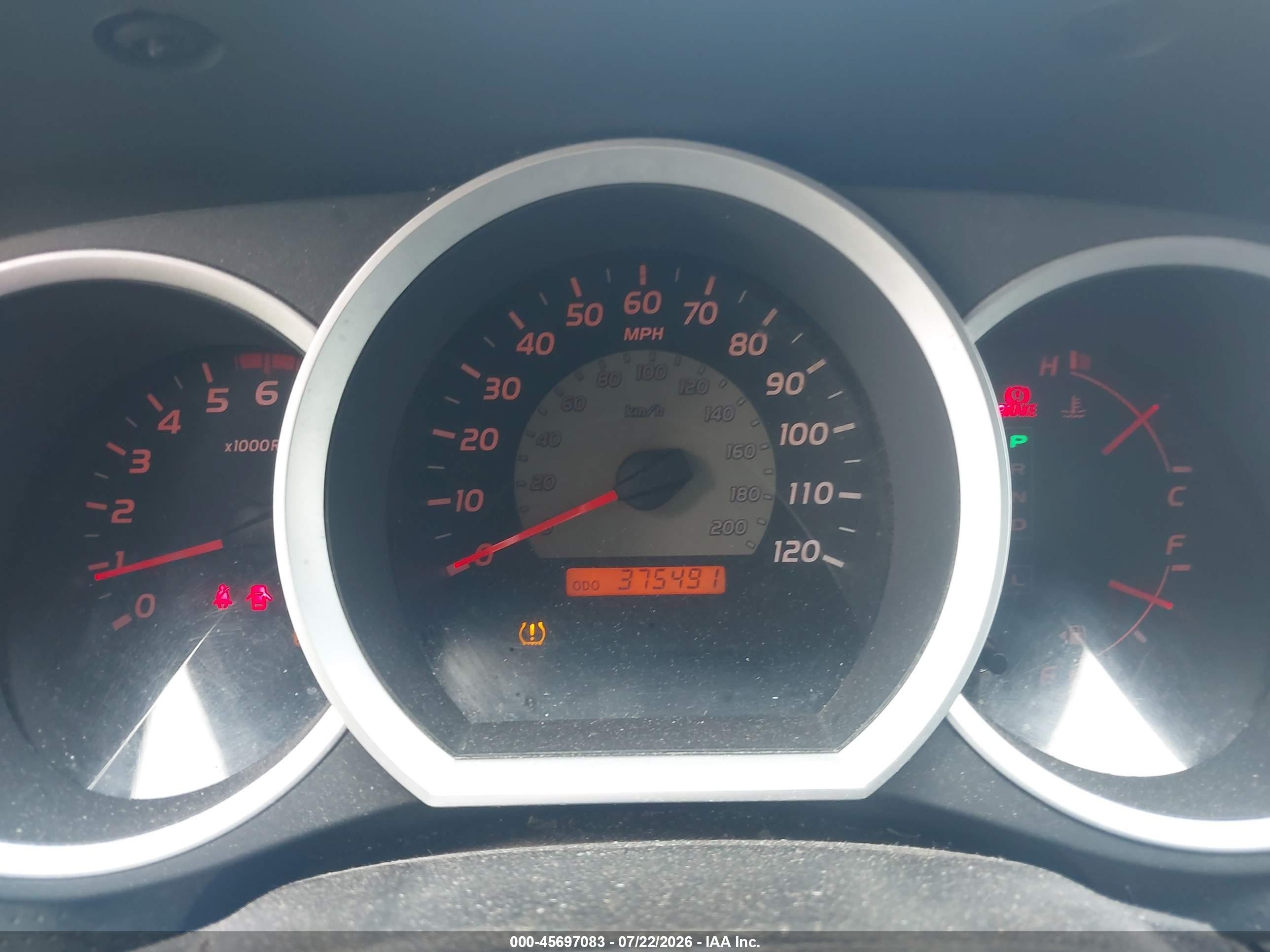 2009 Toyota Tacoma Base V6 Красный vin: 3TMLU42N99M028469