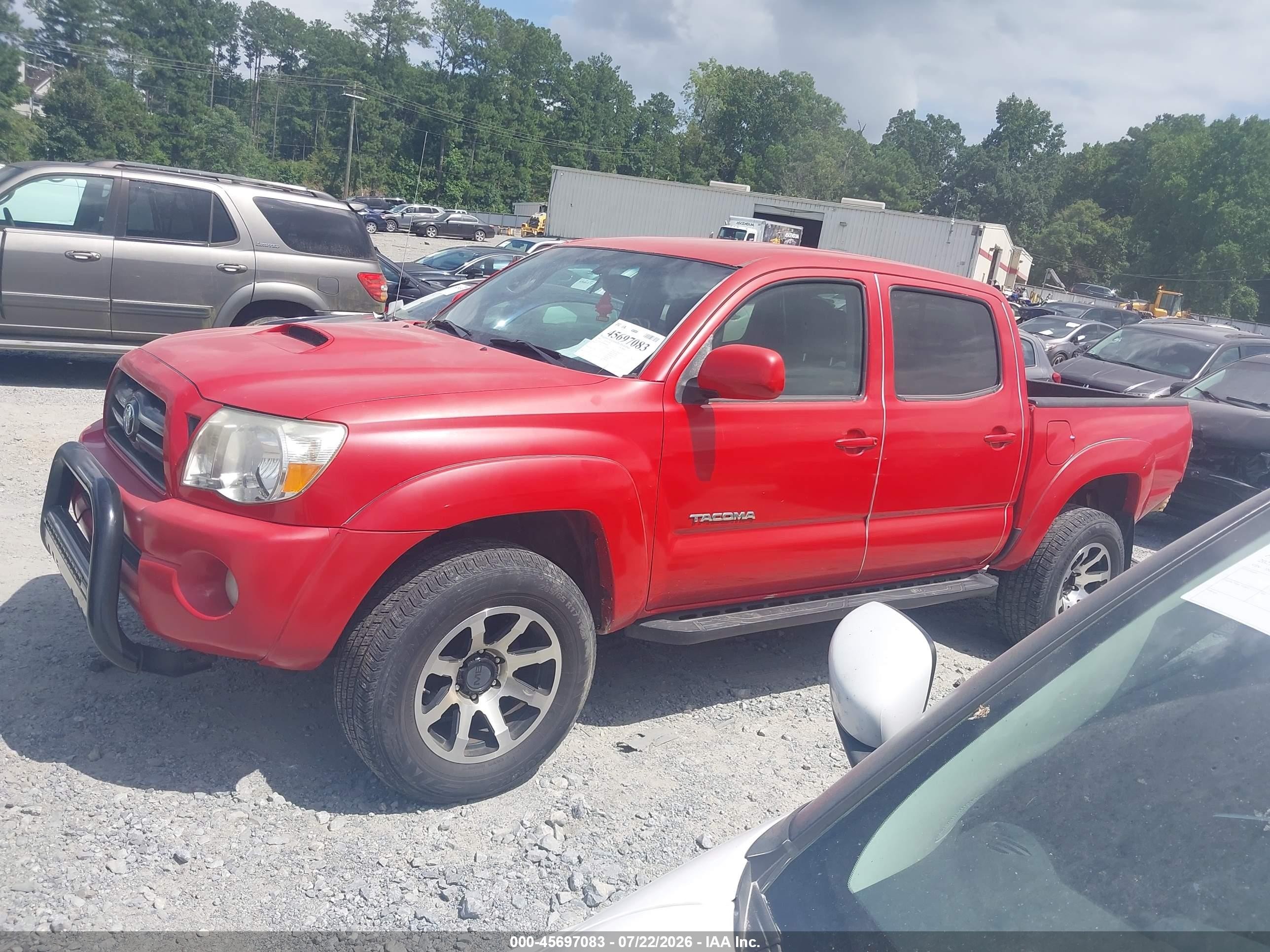 2009 Toyota Tacoma Base V6 Красный vin: 3TMLU42N99M028469