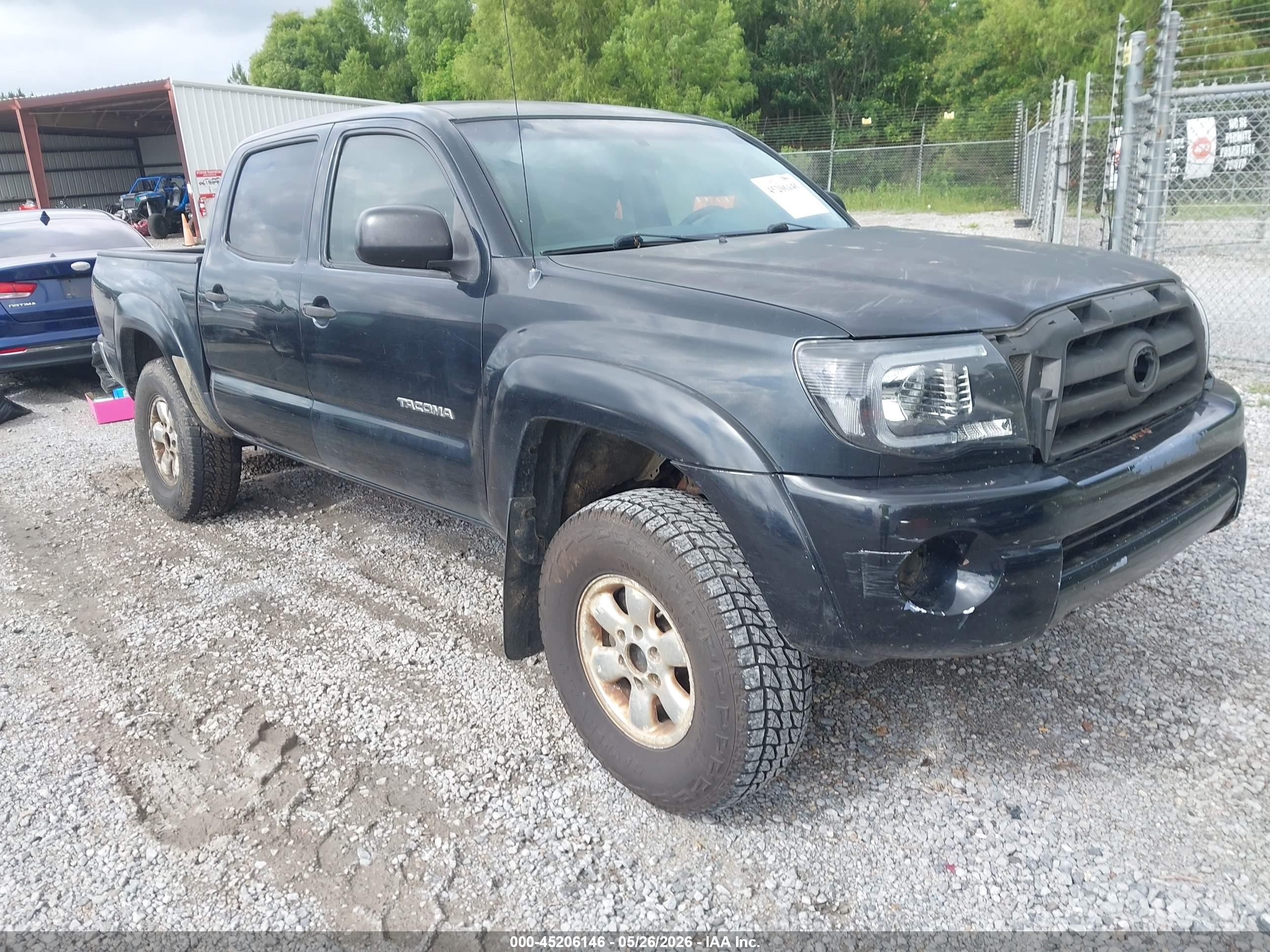 2008 Toyota Tacoma Base V6 Черный vin: 3TMLU42NX8M014207