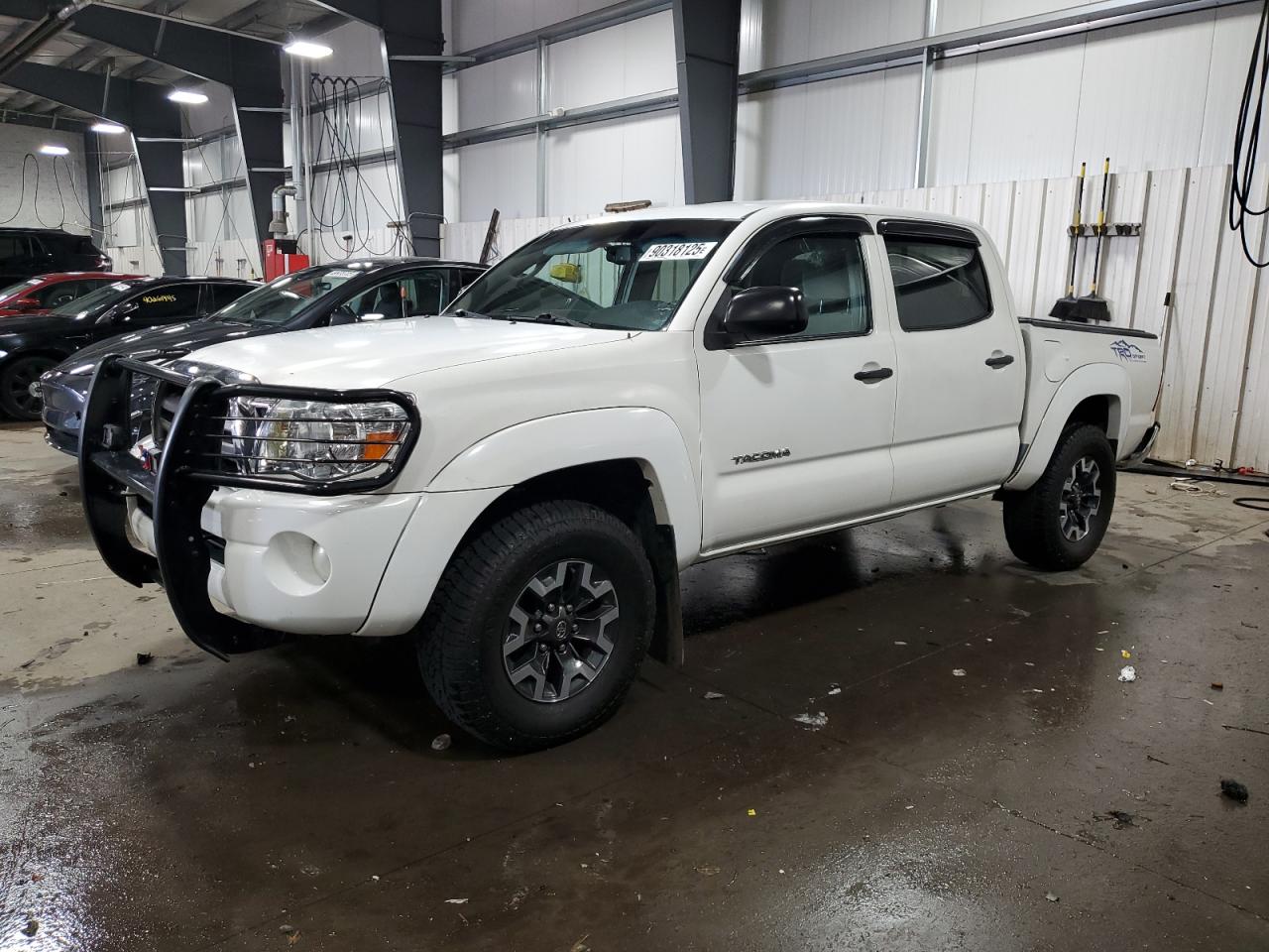 2009 Toyota Tacoma Double Cab White vin: 3TMLU42NX9M024494