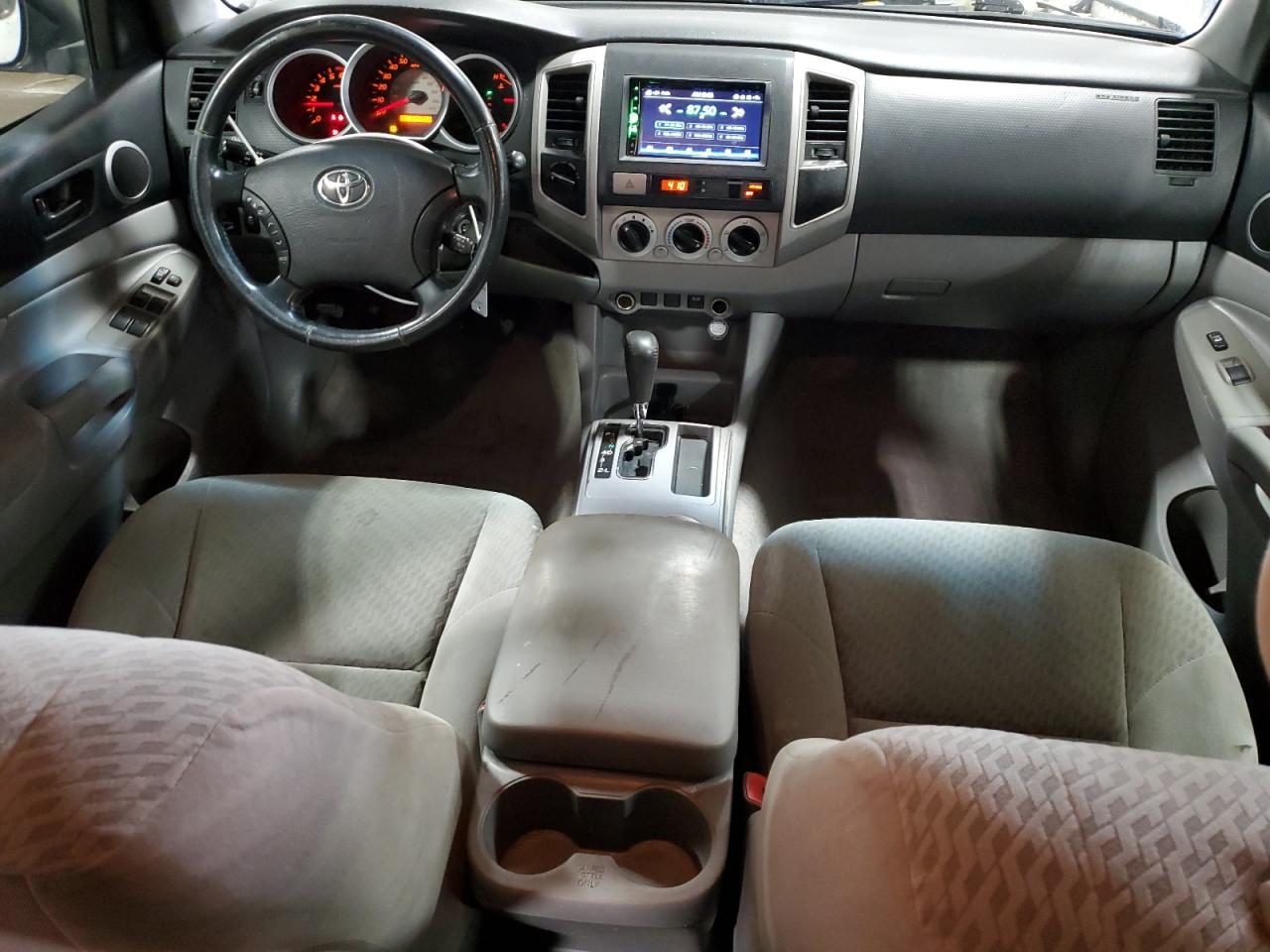 2009 Toyota Tacoma Double Cab White vin: 3TMLU42NX9M024494