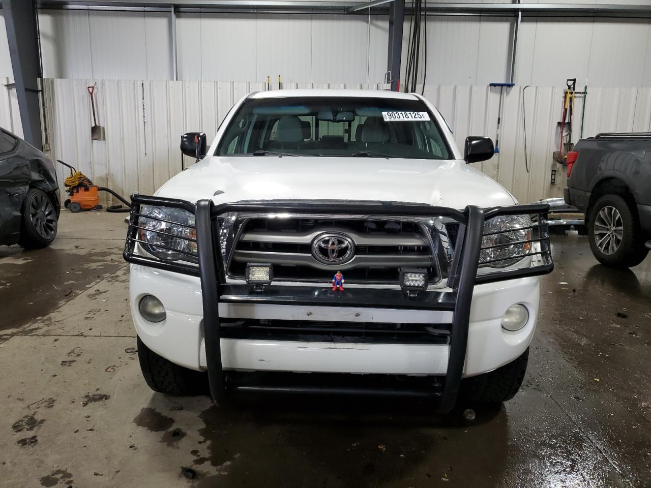 2009 Toyota Tacoma Double Cab White vin: 3TMLU42NX9M024494