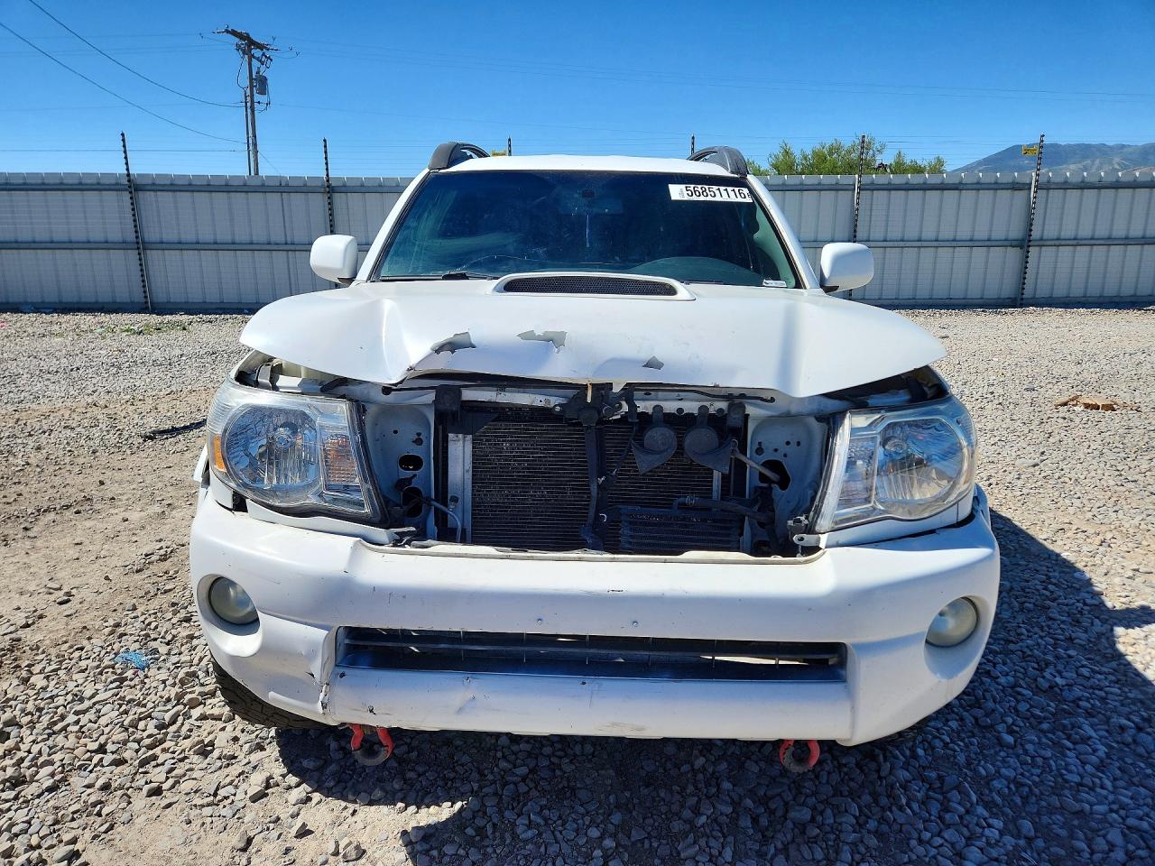 2009 Toyota Tacoma Double Cab White vin: 3TMLU42NX9M027959