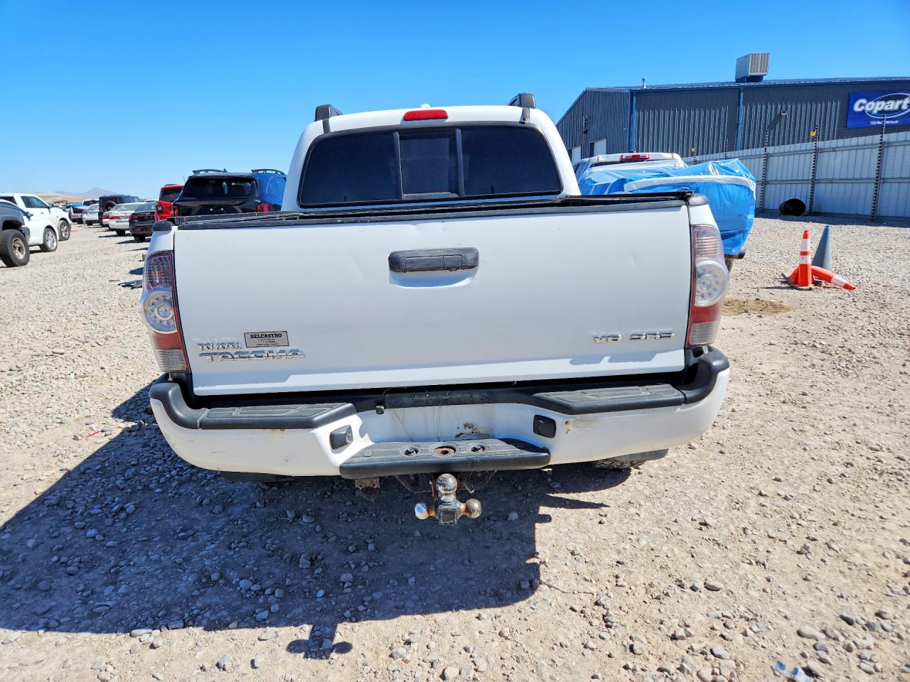 2009 Toyota Tacoma Double Cab White vin: 3TMLU42NX9M027959