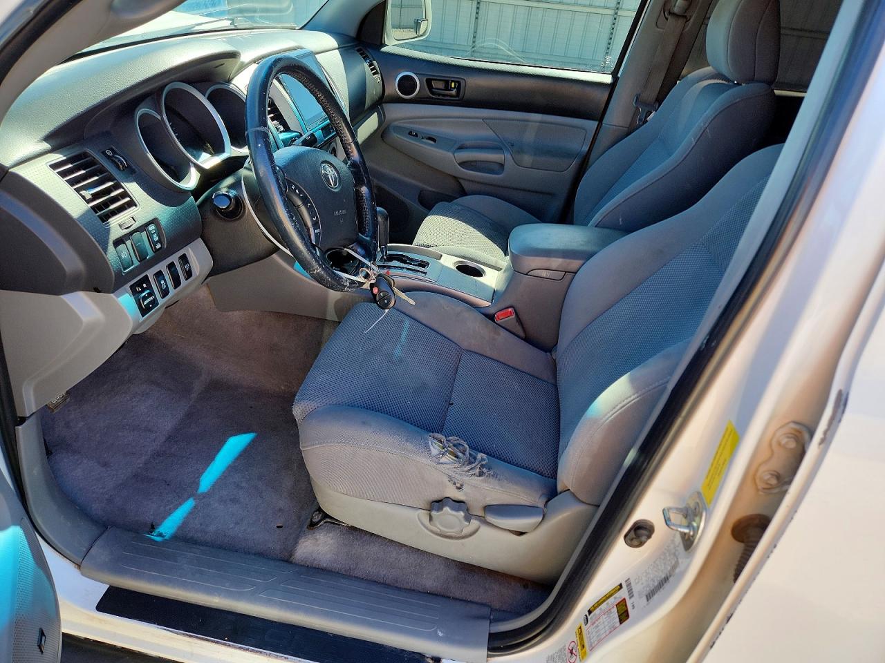 2009 Toyota Tacoma Double Cab White vin: 3TMLU42NX9M027959