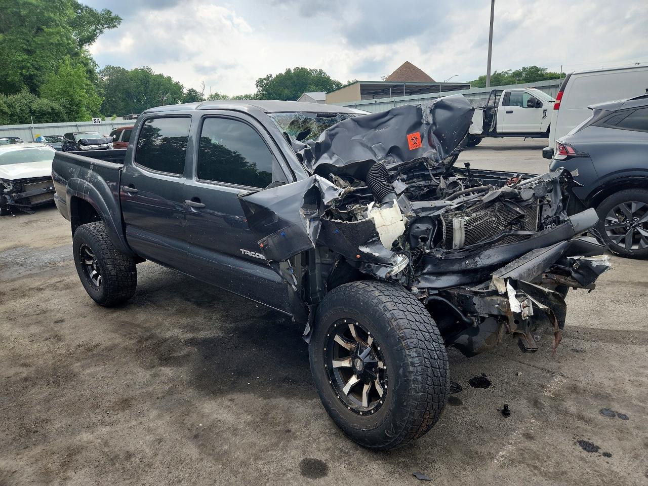 2009 Toyota Tacoma Double Cab Charcoal vin: 3TMLU42NX9M031624