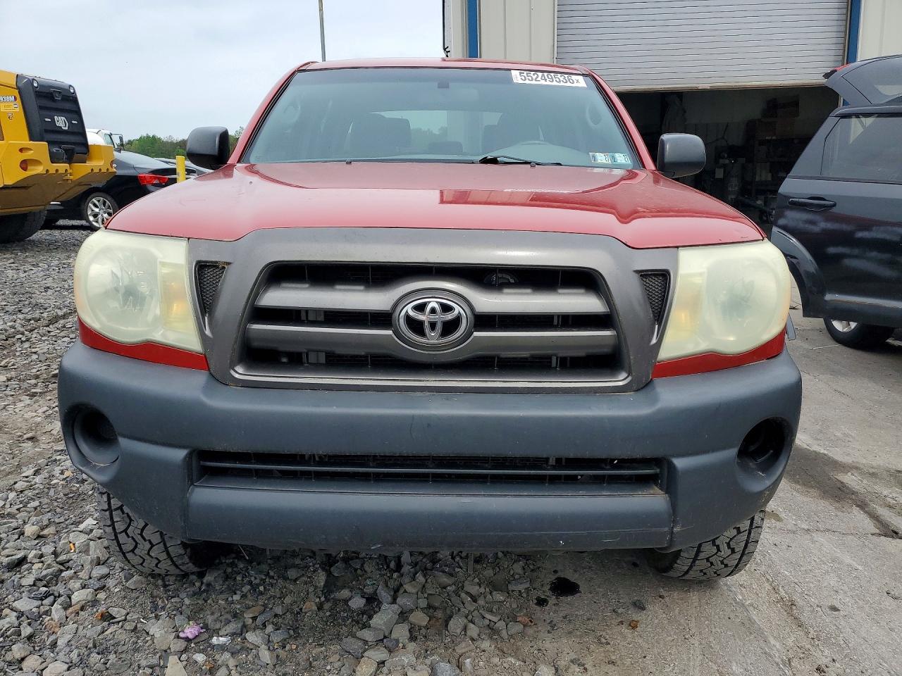 2009 Toyota Tacoma Double Cab Red vin: 3TMLU42NX9M033020