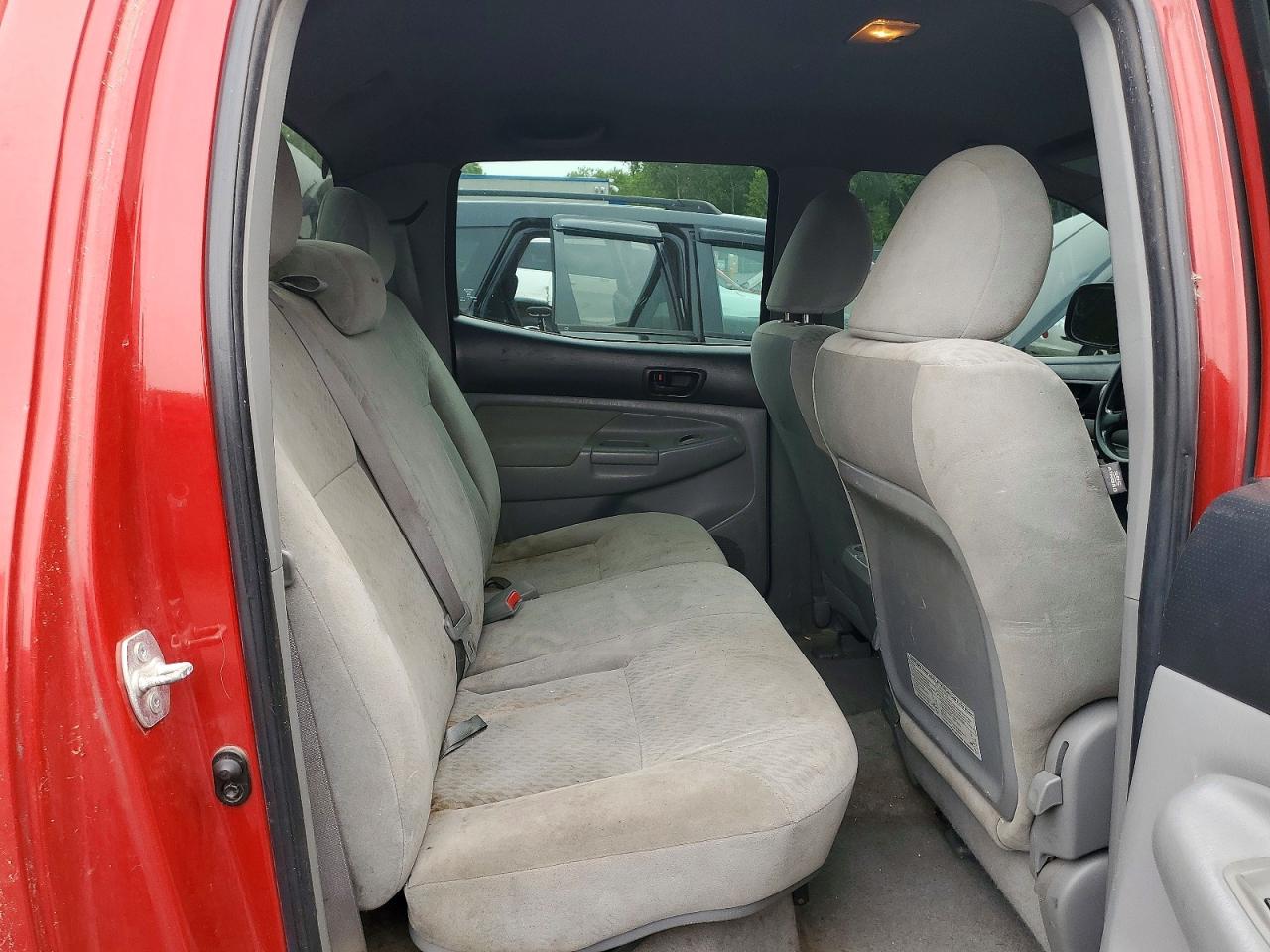 2009 Toyota Tacoma Double Cab Red vin: 3TMLU42NX9M033020