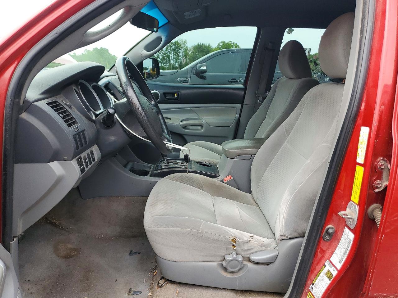 2009 Toyota Tacoma Double Cab Red vin: 3TMLU42NX9M033020