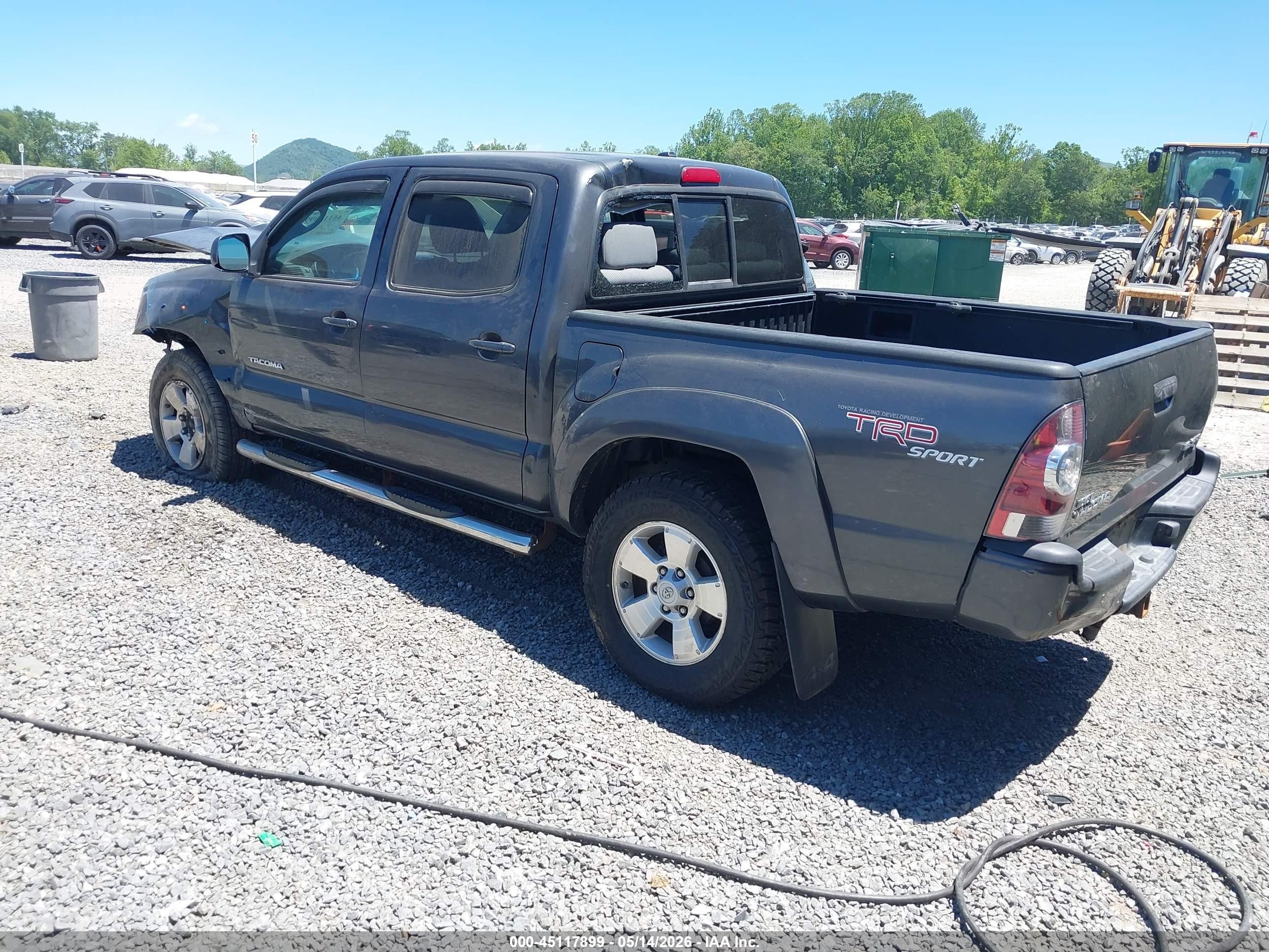 2009 Toyota Tacoma Base V6 Gray vin: 3TMLU42NX9M036077