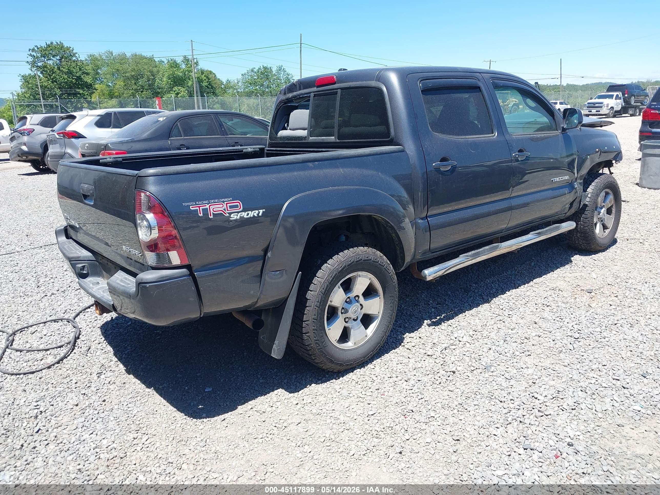 2009 Toyota Tacoma Base V6 Gray vin: 3TMLU42NX9M036077