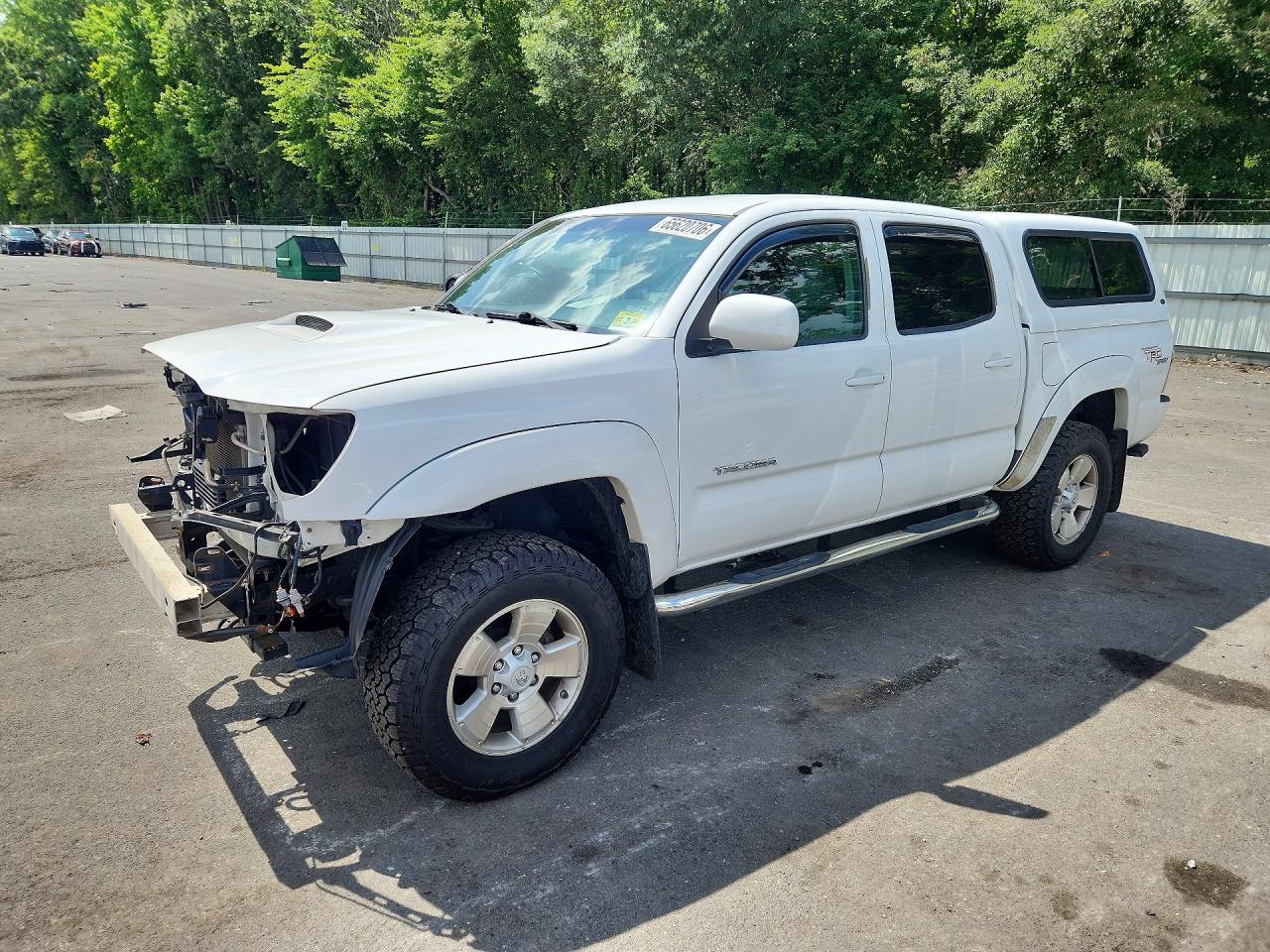2011 Toyota Tacoma V6 White vin: 3TMLU4EN0BM078565
