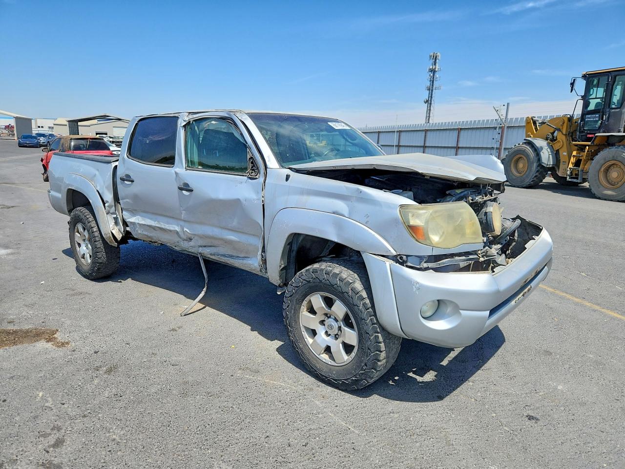 2011 Toyota Tacoma V6 Silver vin: 3TMLU4EN0BM080011
