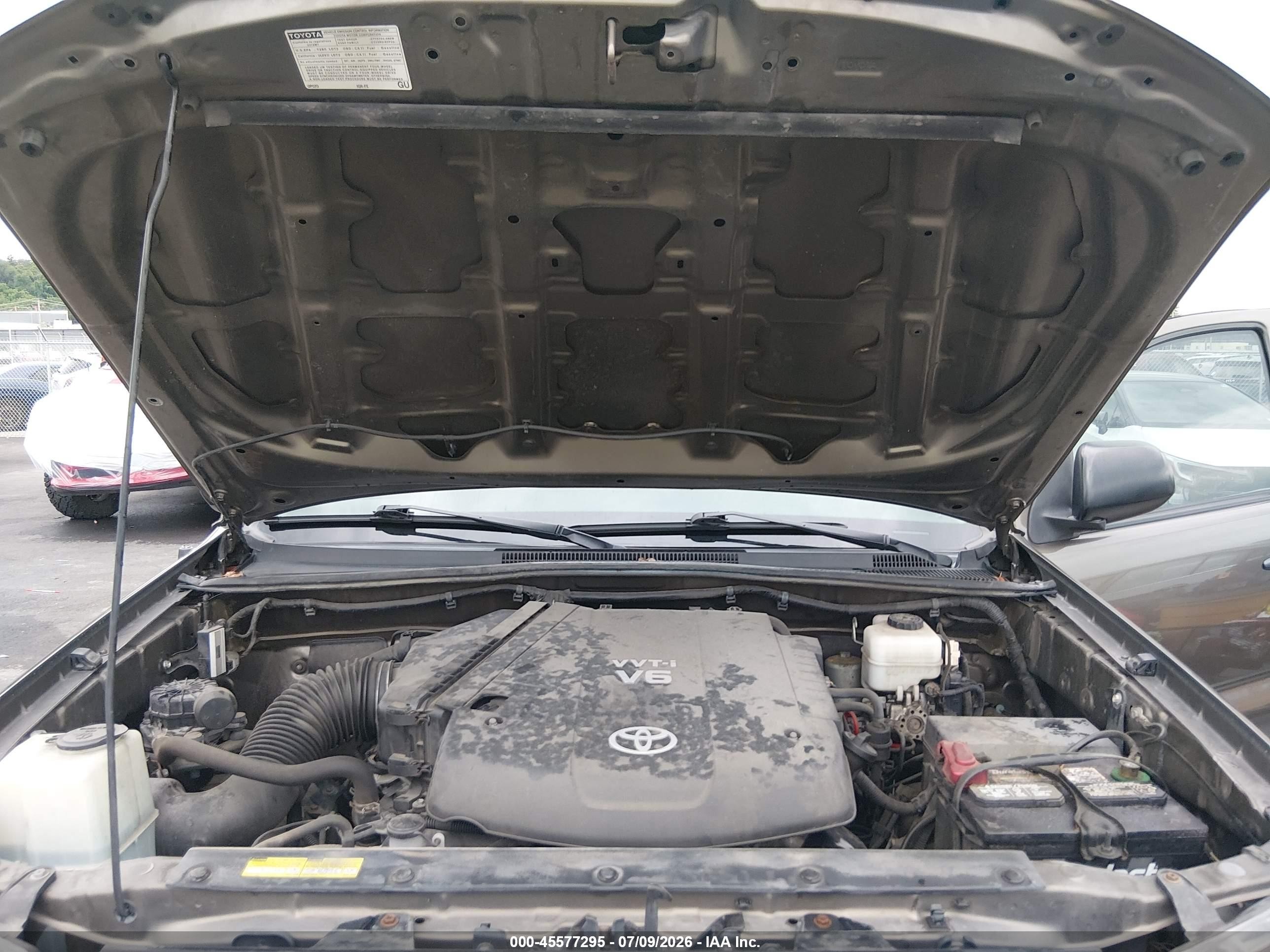 2012 Toyota Tacoma Base V6 Gray vin: 3TMLU4EN0CM082665