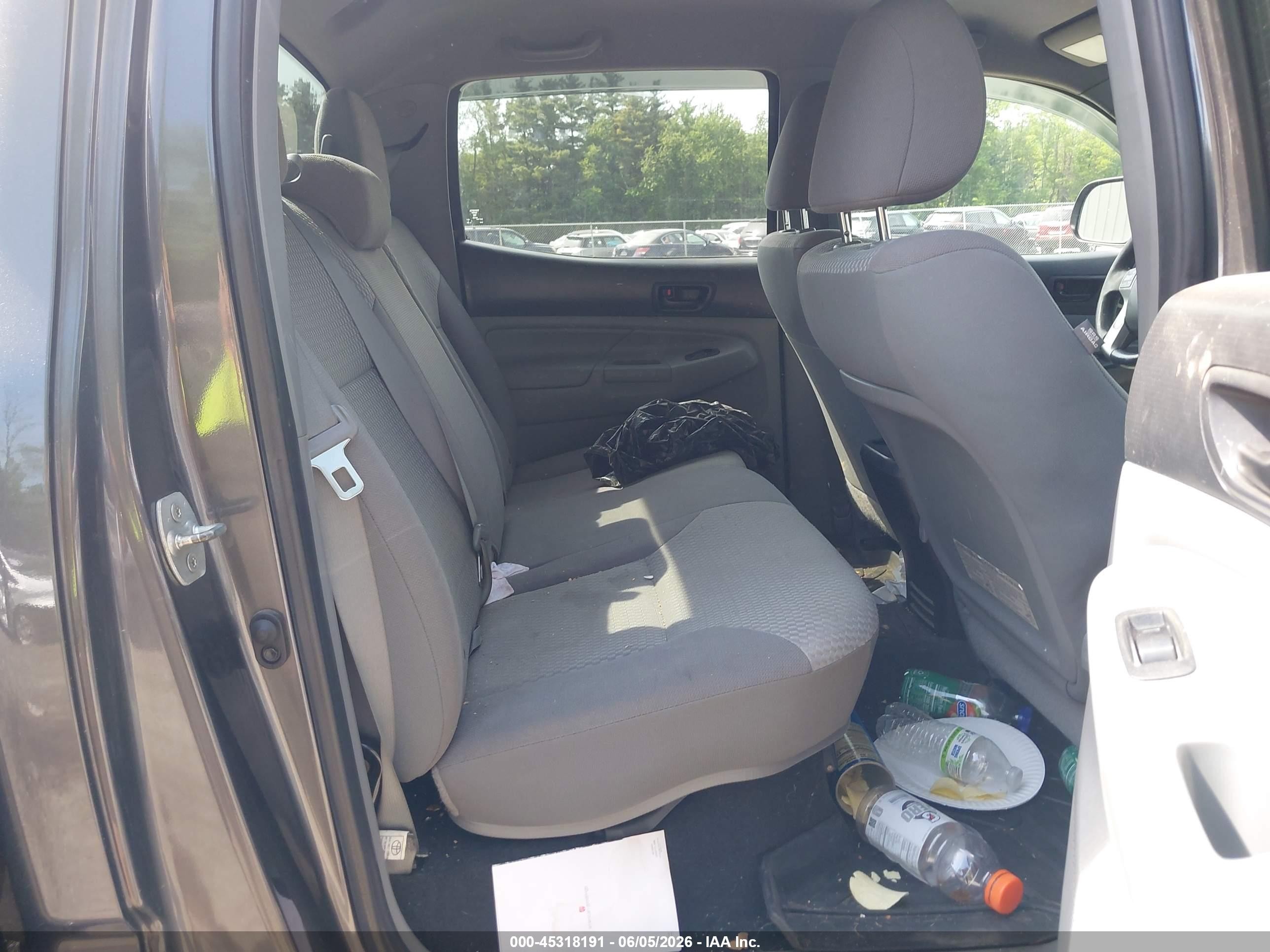 2012 Toyota Tacoma Base V6 Gray vin: 3TMLU4EN0CM088983