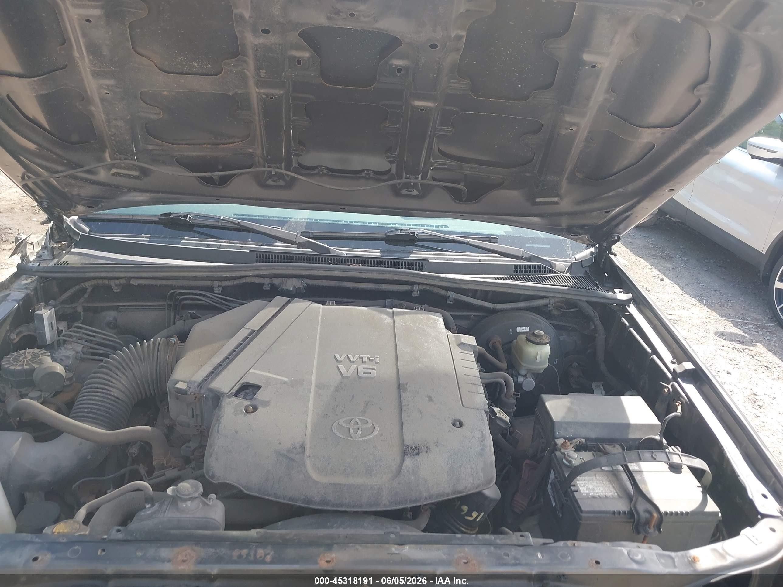 2012 Toyota Tacoma Base V6 Gray vin: 3TMLU4EN0CM088983