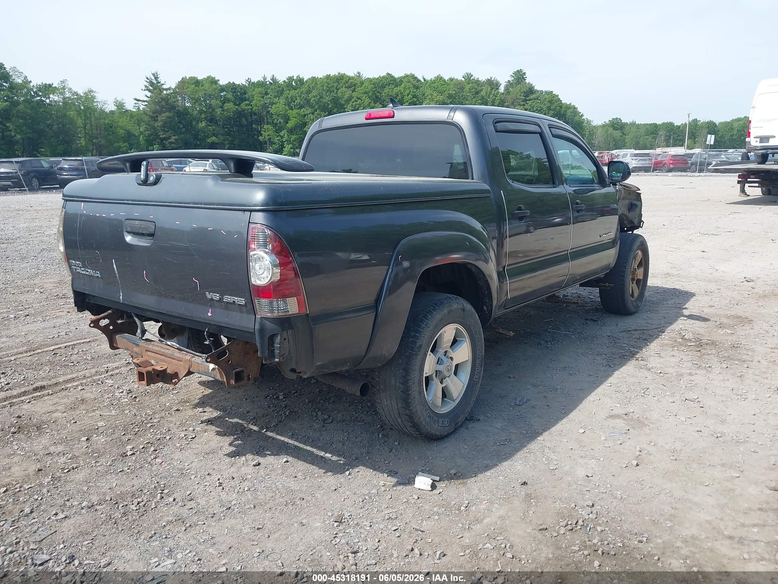 2012 Toyota Tacoma Base V6 Gray vin: 3TMLU4EN0CM088983