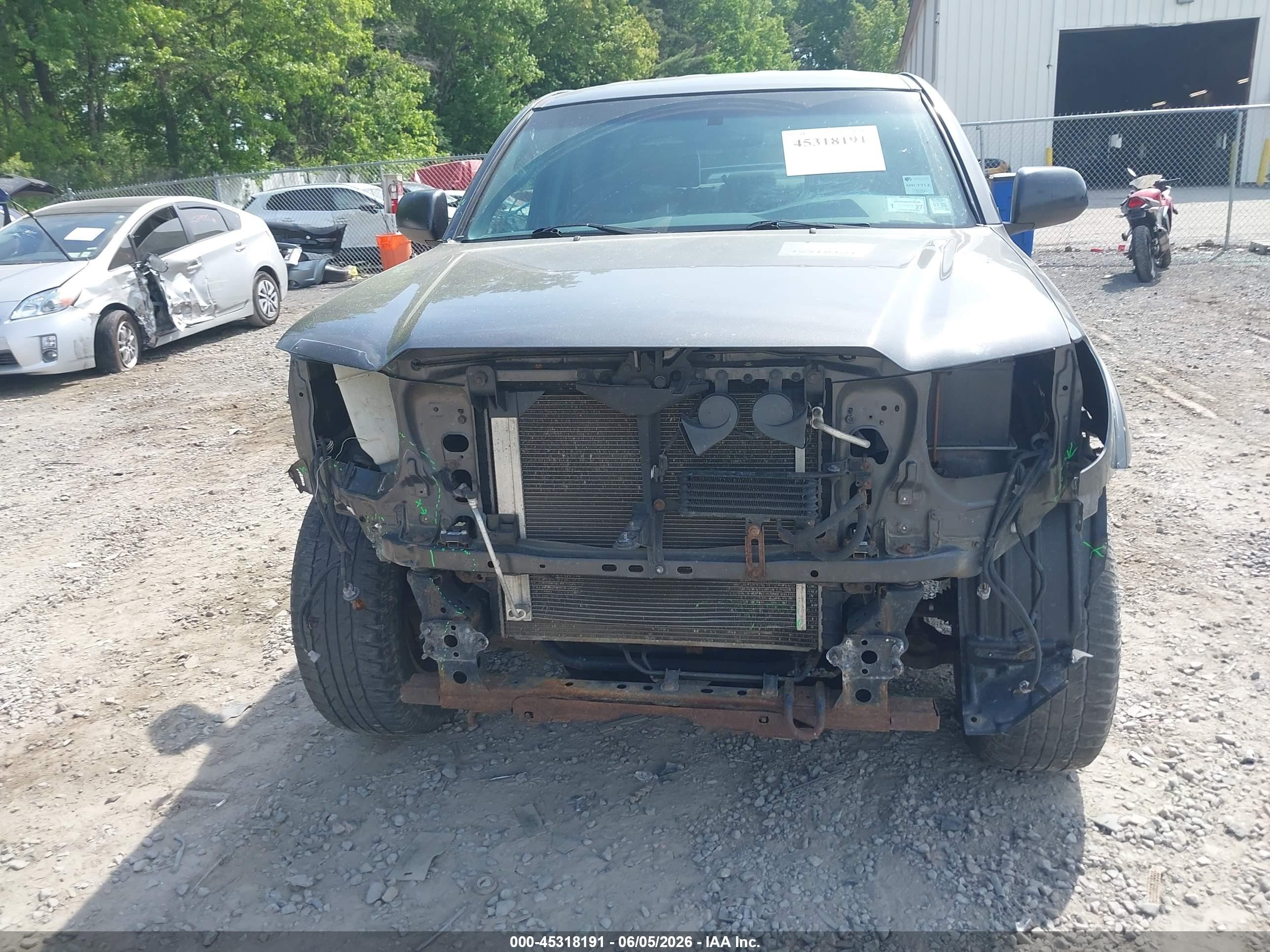 2012 Toyota Tacoma Base V6 Gray vin: 3TMLU4EN0CM088983