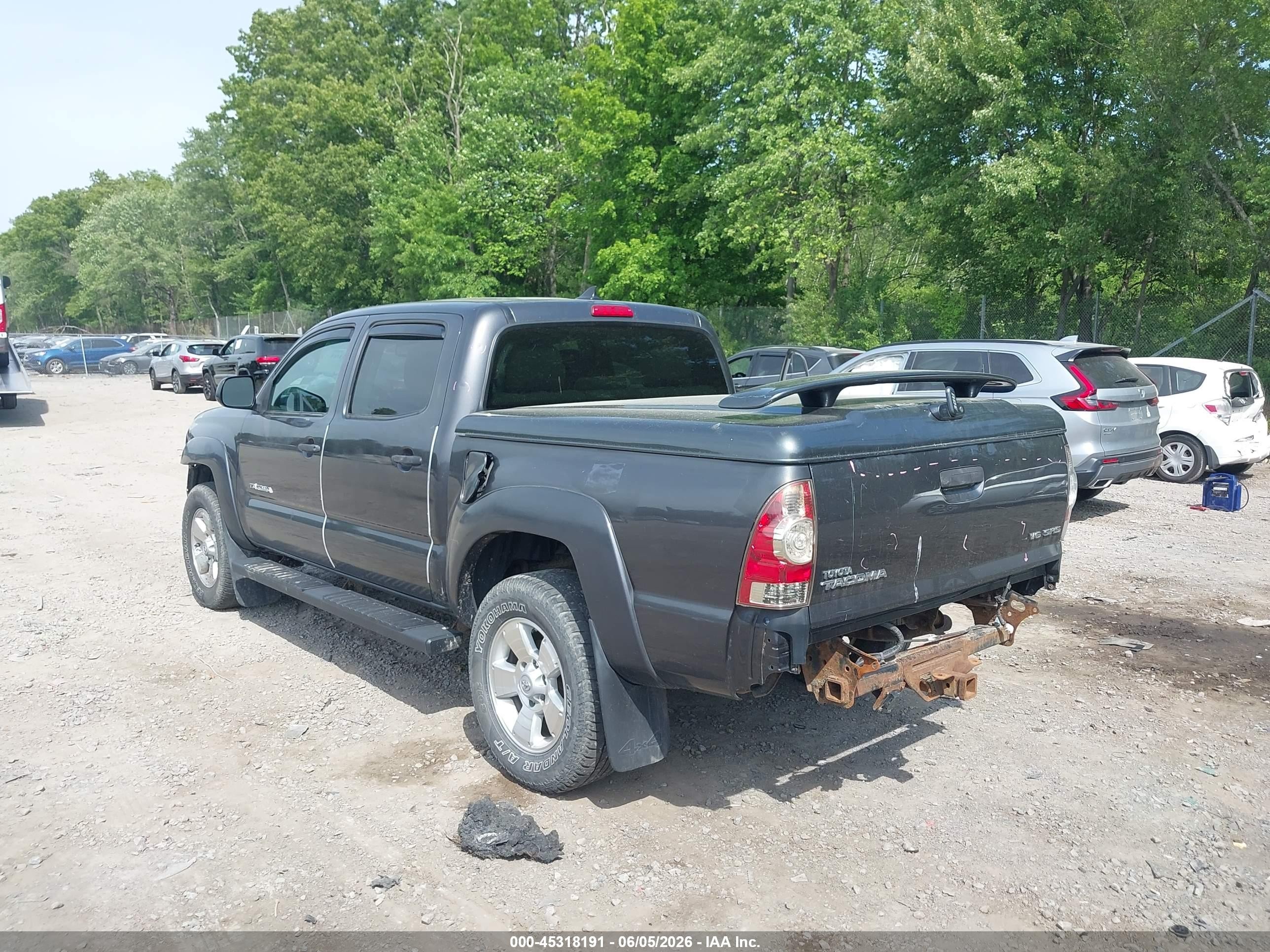 2012 Toyota Tacoma Base V6 Gray vin: 3TMLU4EN0CM088983