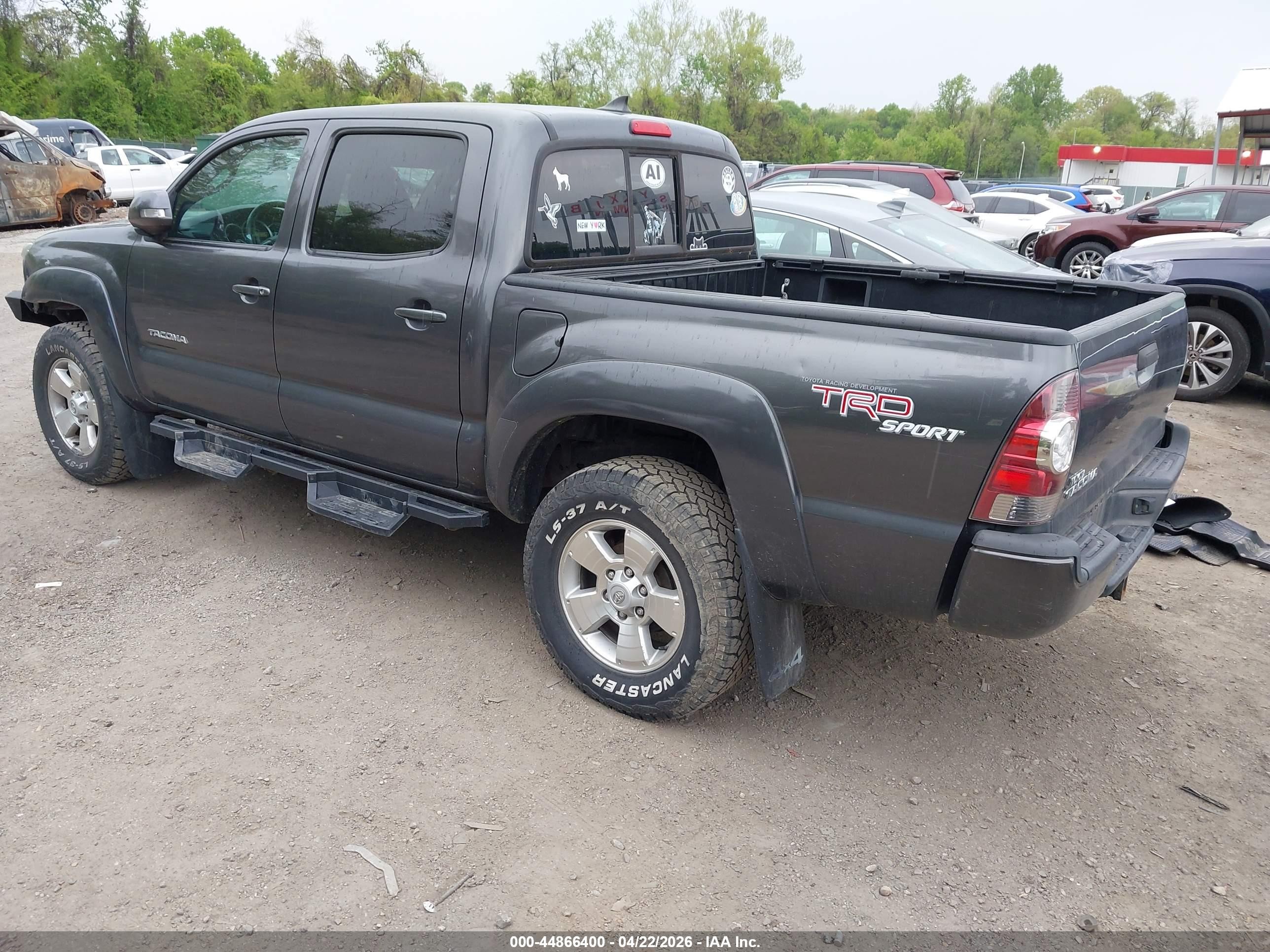 2012 Toyota Tacoma Base V6 Black vin: 3TMLU4EN0CM098574
