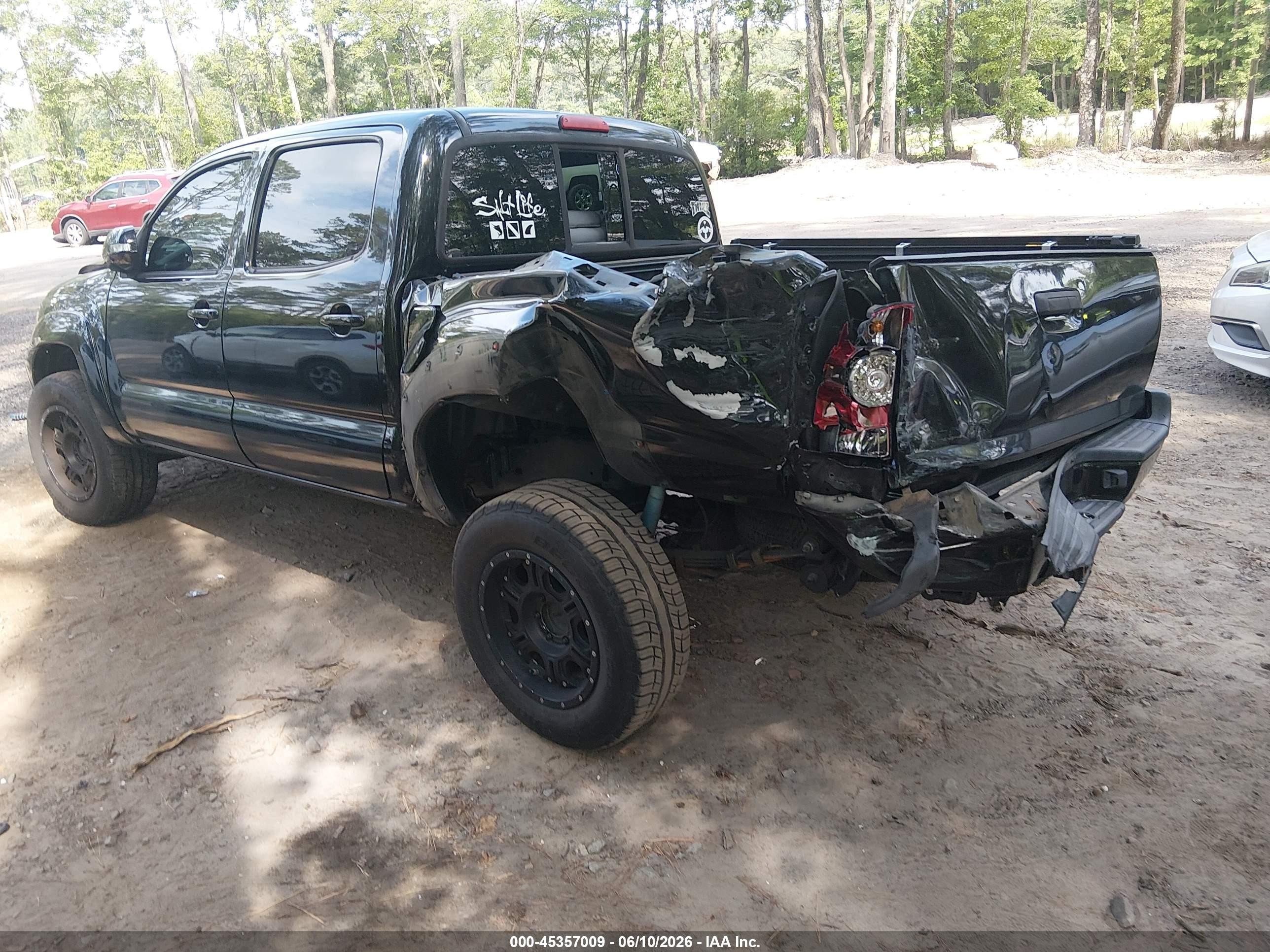 2013 Toyota Tacoma Base V6 Black vin: 3TMLU4EN0DM109638