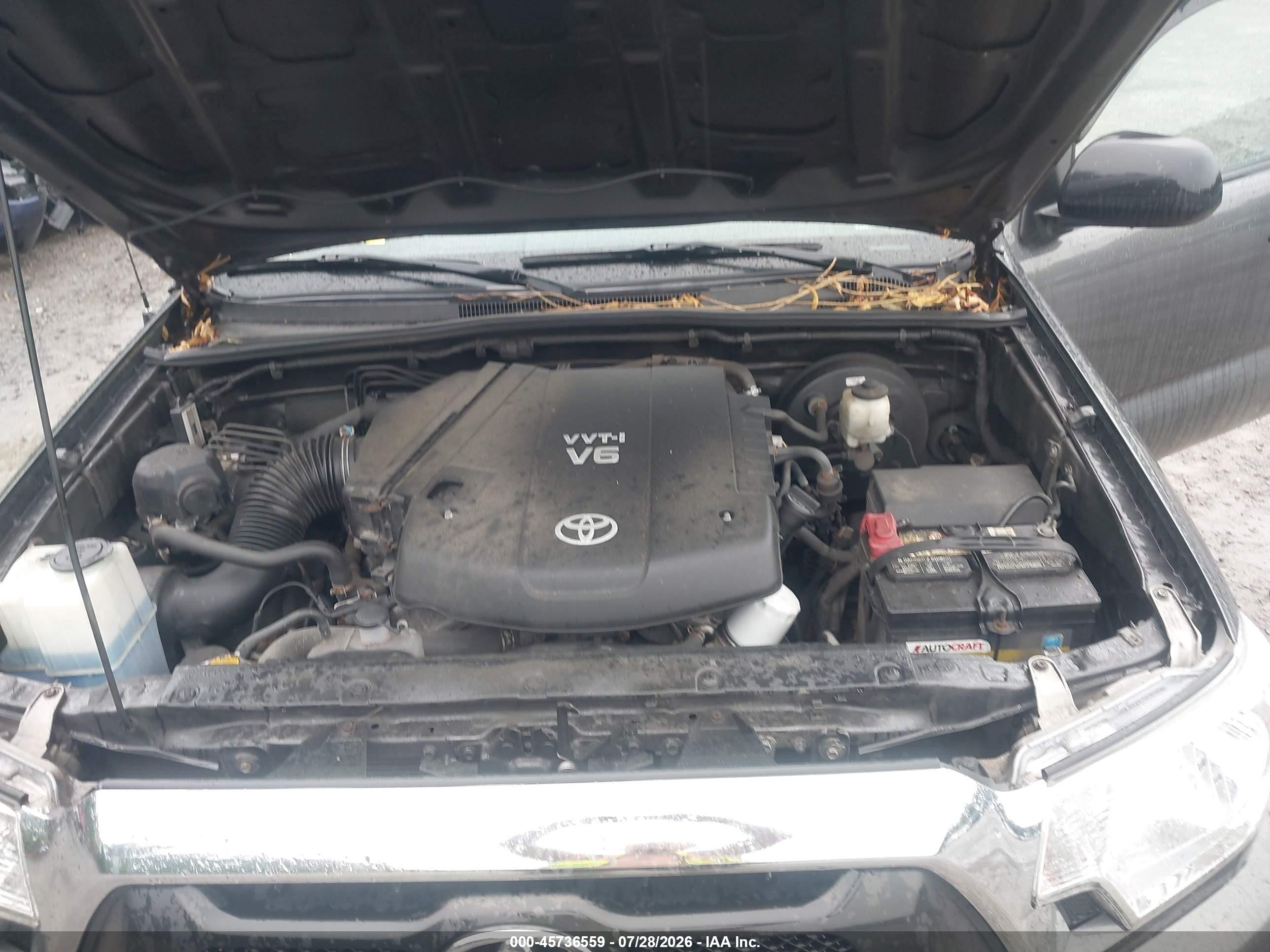 2013 Toyota Tacoma Base V6 Gray vin: 3TMLU4EN0DM123071