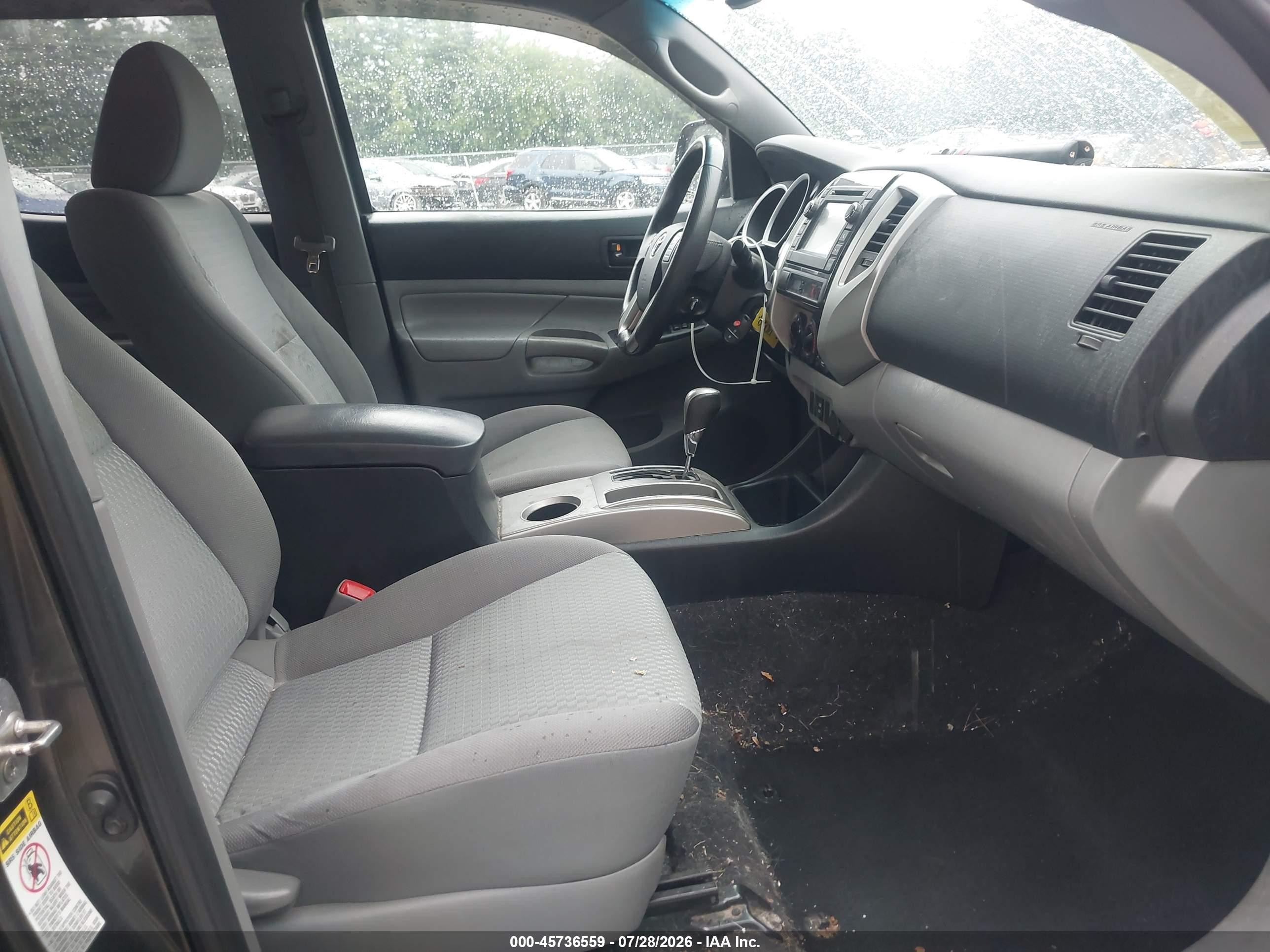 2013 Toyota Tacoma Base V6 Gray vin: 3TMLU4EN0DM123071