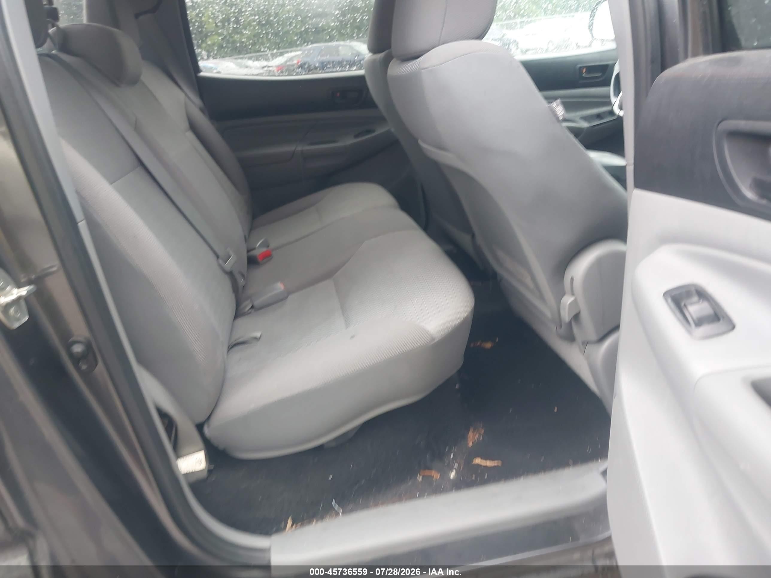 2013 Toyota Tacoma Base V6 Gray vin: 3TMLU4EN0DM123071
