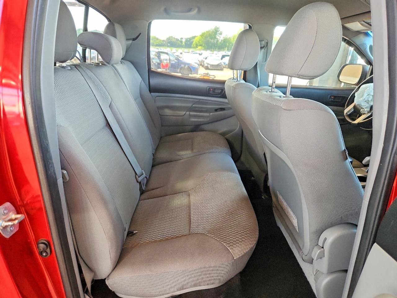 2013 Toyota Tacoma Double Cab Red vin: 3TMLU4EN0DM125080