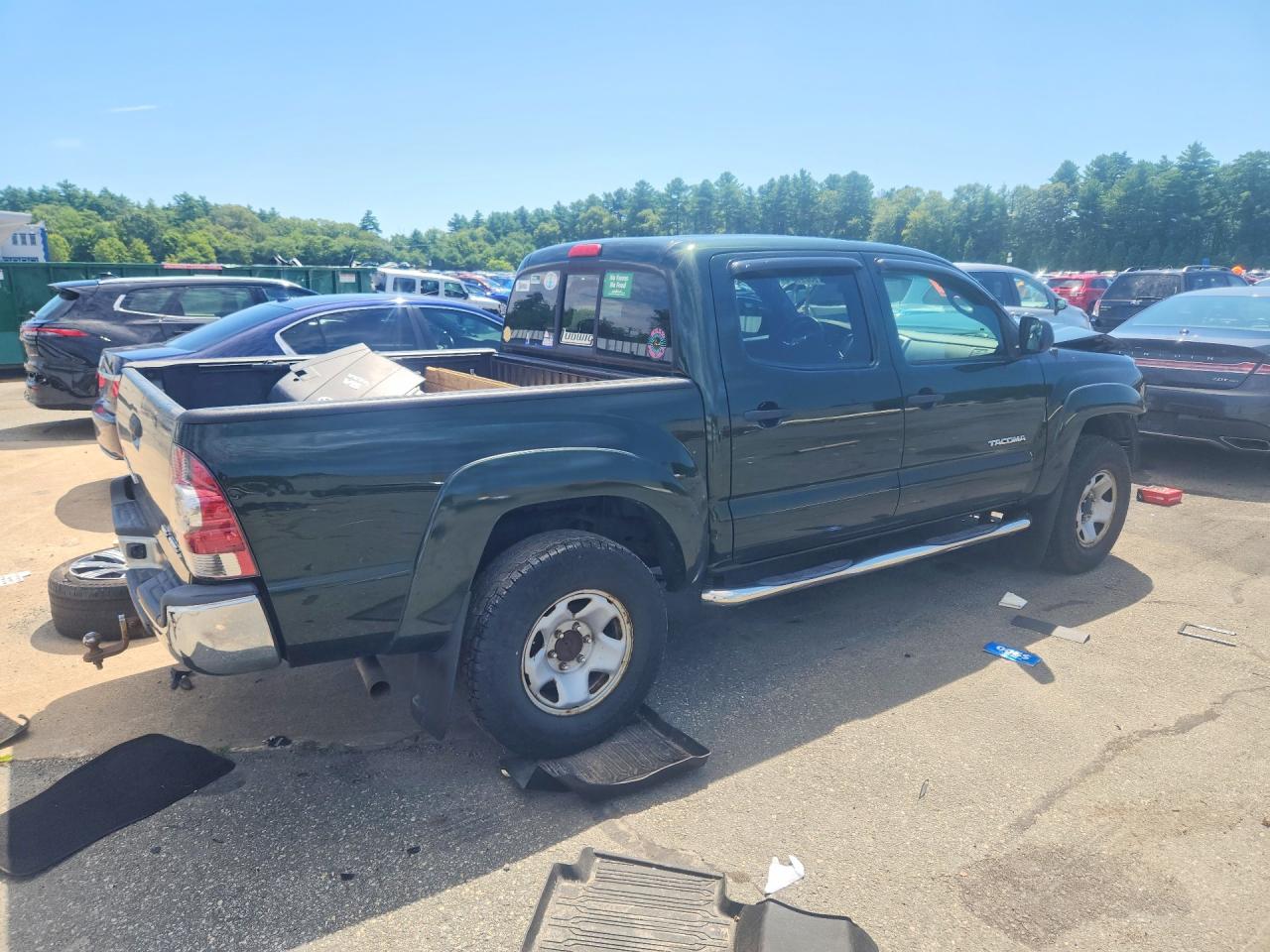 2013 Toyota Tacoma V6 Green vin: 3TMLU4EN0DM128643