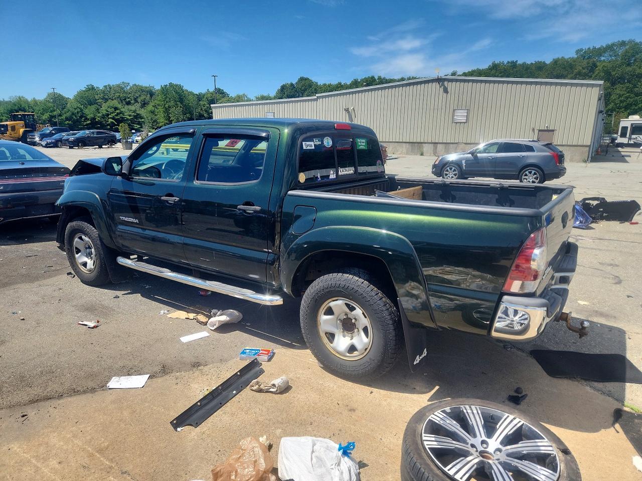 2013 Toyota Tacoma V6 Green vin: 3TMLU4EN0DM128643