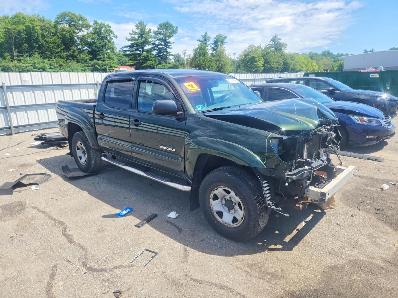 2013 Toyota Tacoma V6 Green vin: 3TMLU4EN0DM128643