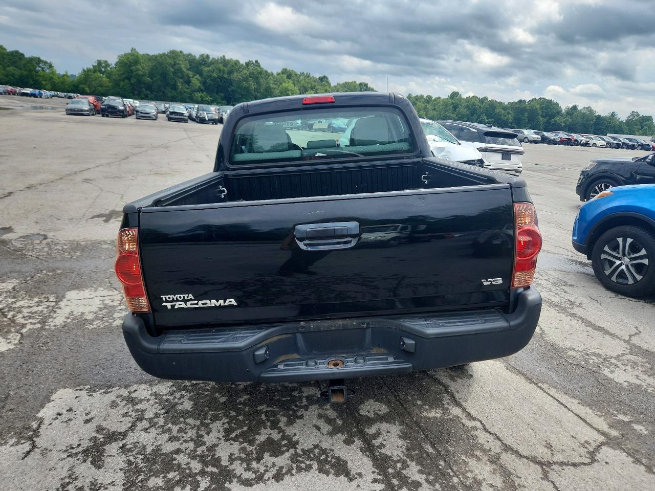 2014 Toyota Tacoma V6 Black vin: 3TMLU4EN0EM140552