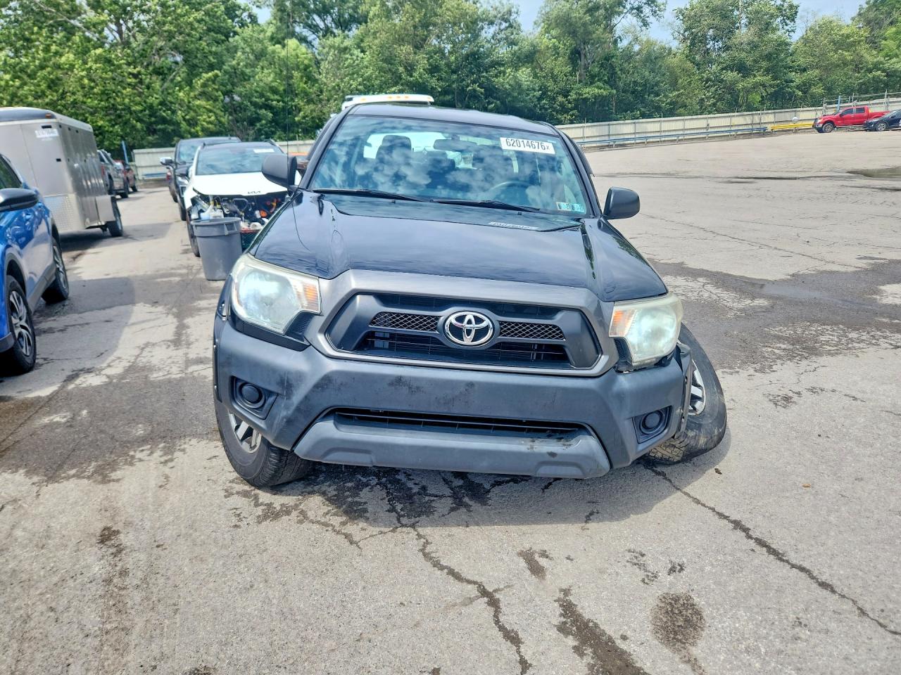2014 Toyota Tacoma V6 Black vin: 3TMLU4EN0EM140552