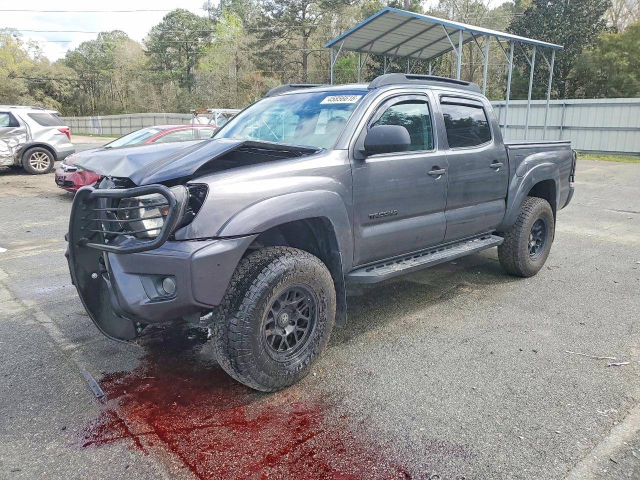 2014 Toyota Tacoma V6 Gray vin: 3TMLU4EN0EM146691