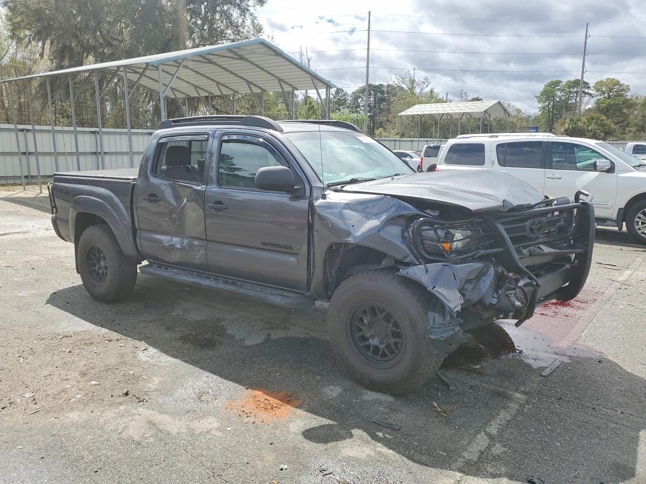 2014 Toyota Tacoma V6 Gray vin: 3TMLU4EN0EM146691