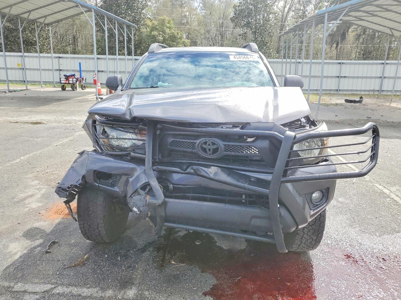 2014 Toyota Tacoma V6 Gray vin: 3TMLU4EN0EM146691