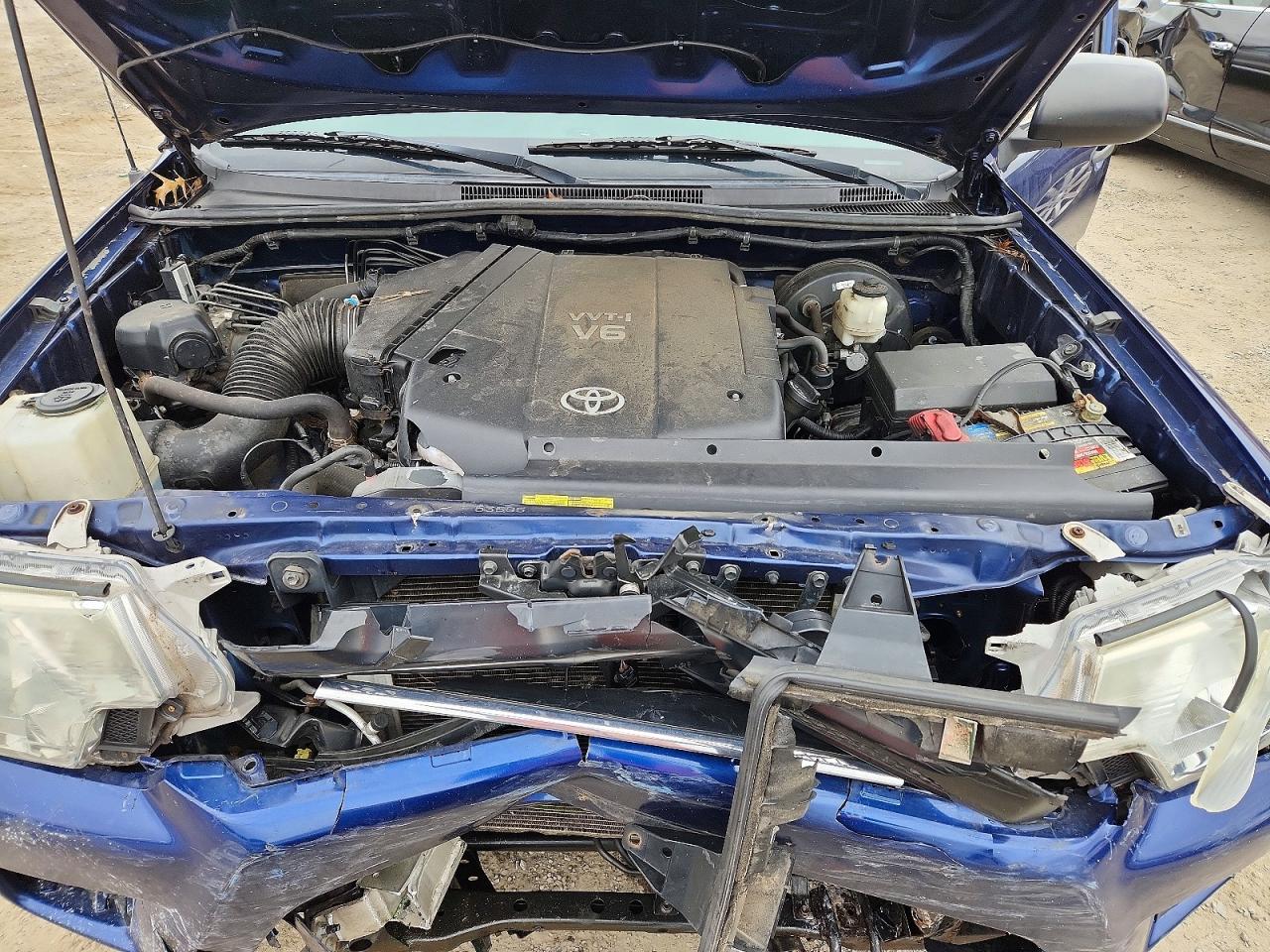 2014 Toyota Tacoma Double Cab Синий vin: 3TMLU4EN0EM148019