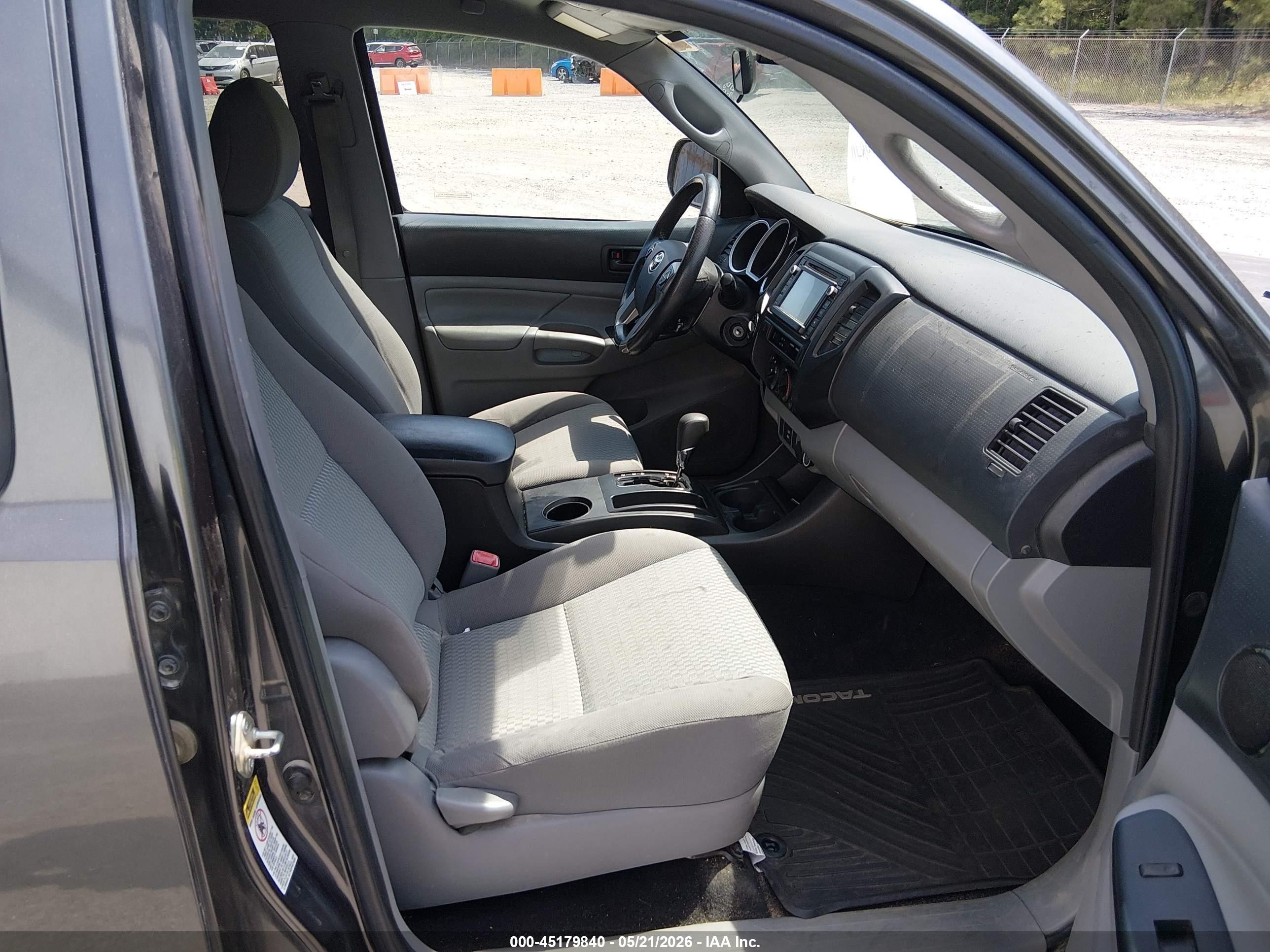 2014 Toyota Tacoma Base V6 Gray vin: 3TMLU4EN0EM161790