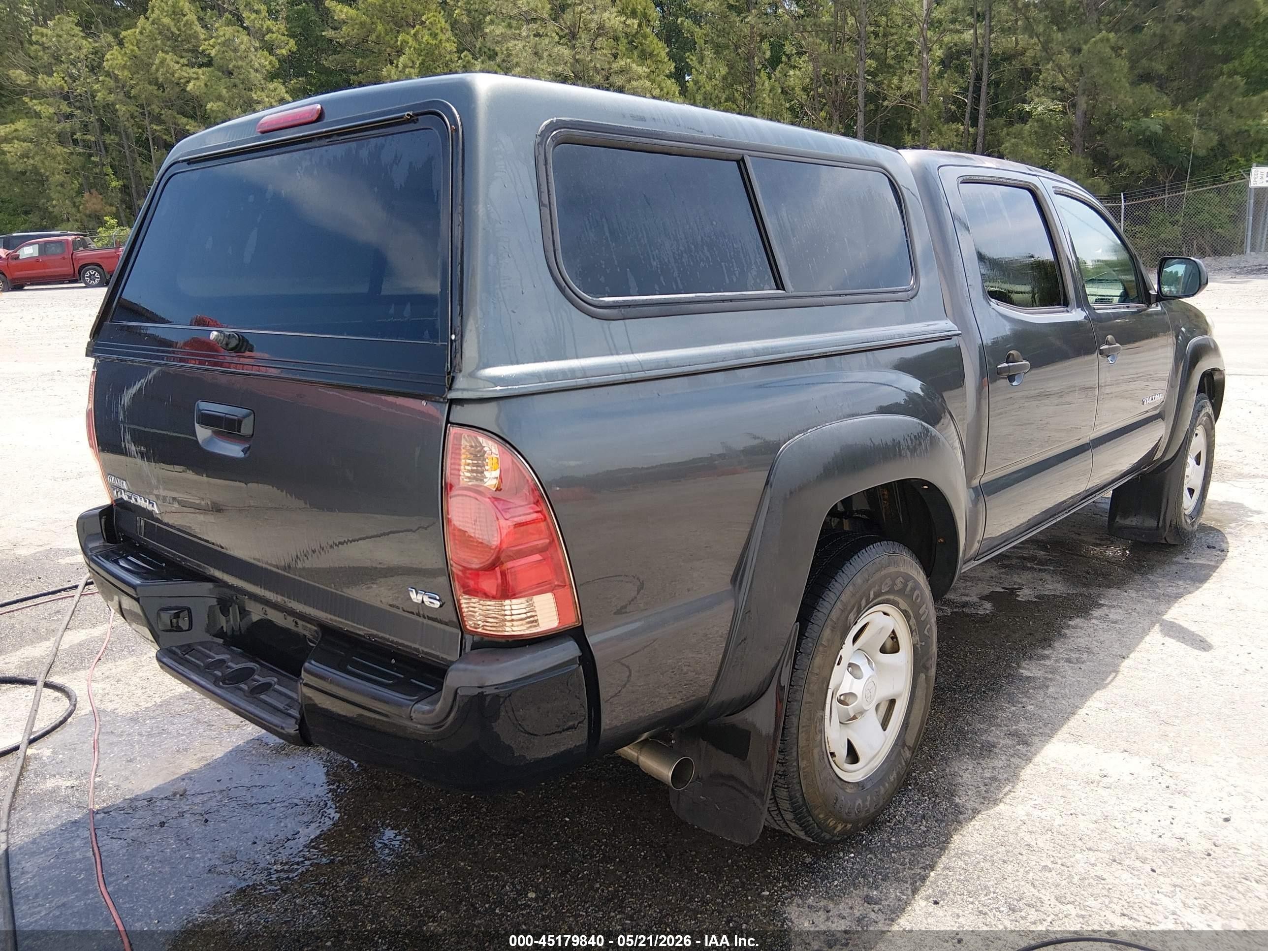 2014 Toyota Tacoma Base V6 Gray vin: 3TMLU4EN0EM161790